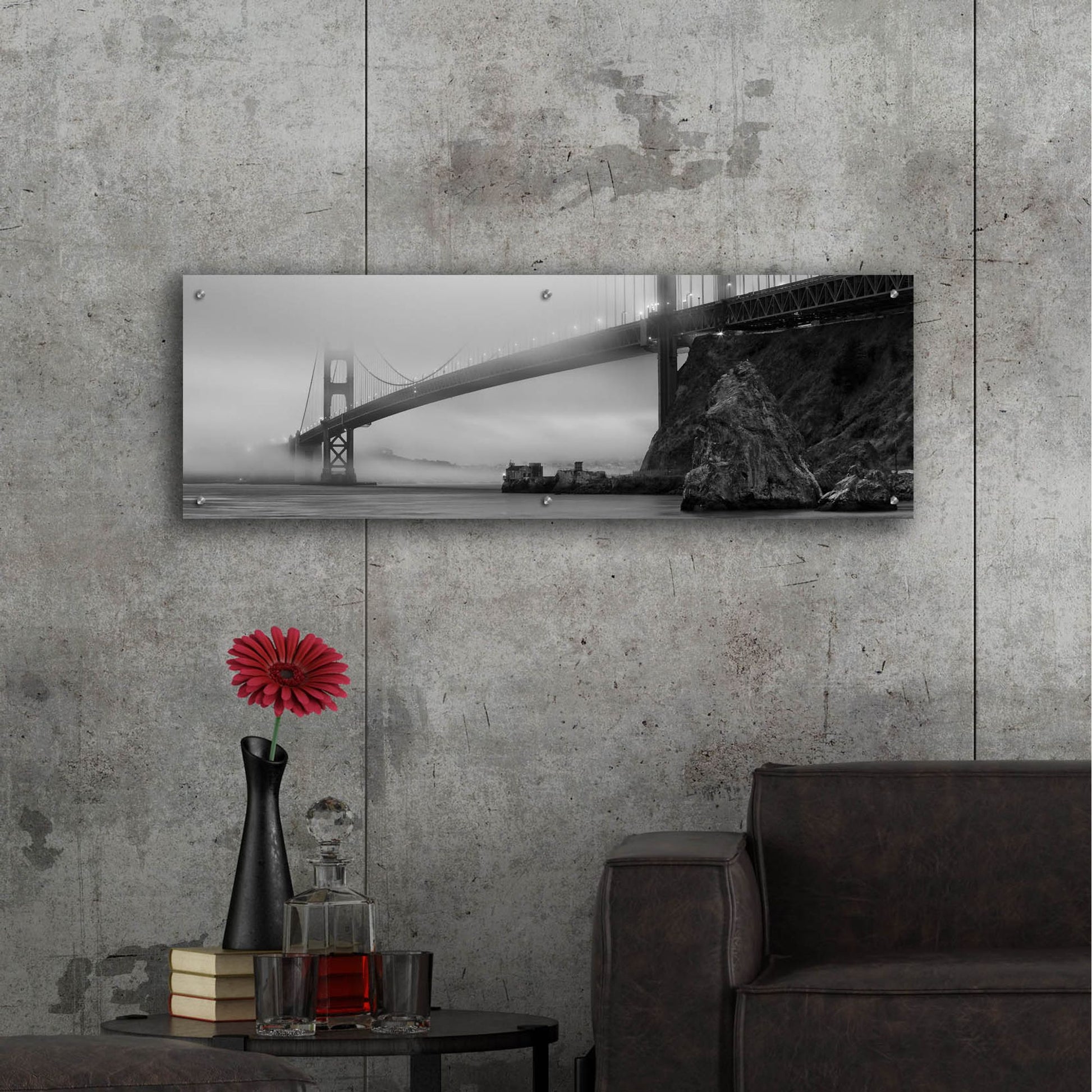 Epic Art 'Horseshoe Bay' by Craig Melville, Acrylic Glass Wall Art,48x16