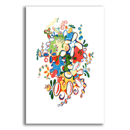 Epic Art 'Folk Twister' by Cynthia Mosser, Acrylic Glass Wall Art