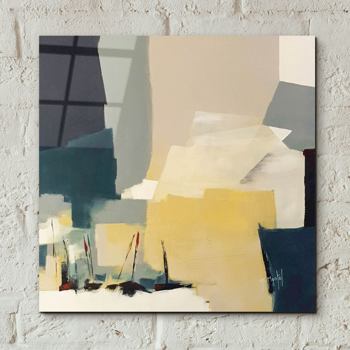 Epic Art 'After The Storm' by Fanou Montel, Acrylic Glass Wall Art,12x12