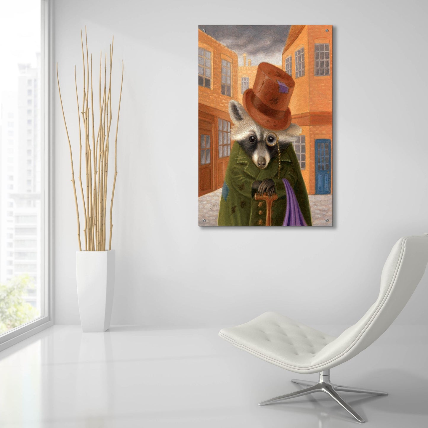 Epic Art 'Dodger' by Gina Matarazzo, Acrylic Glass Wall Art,24x36