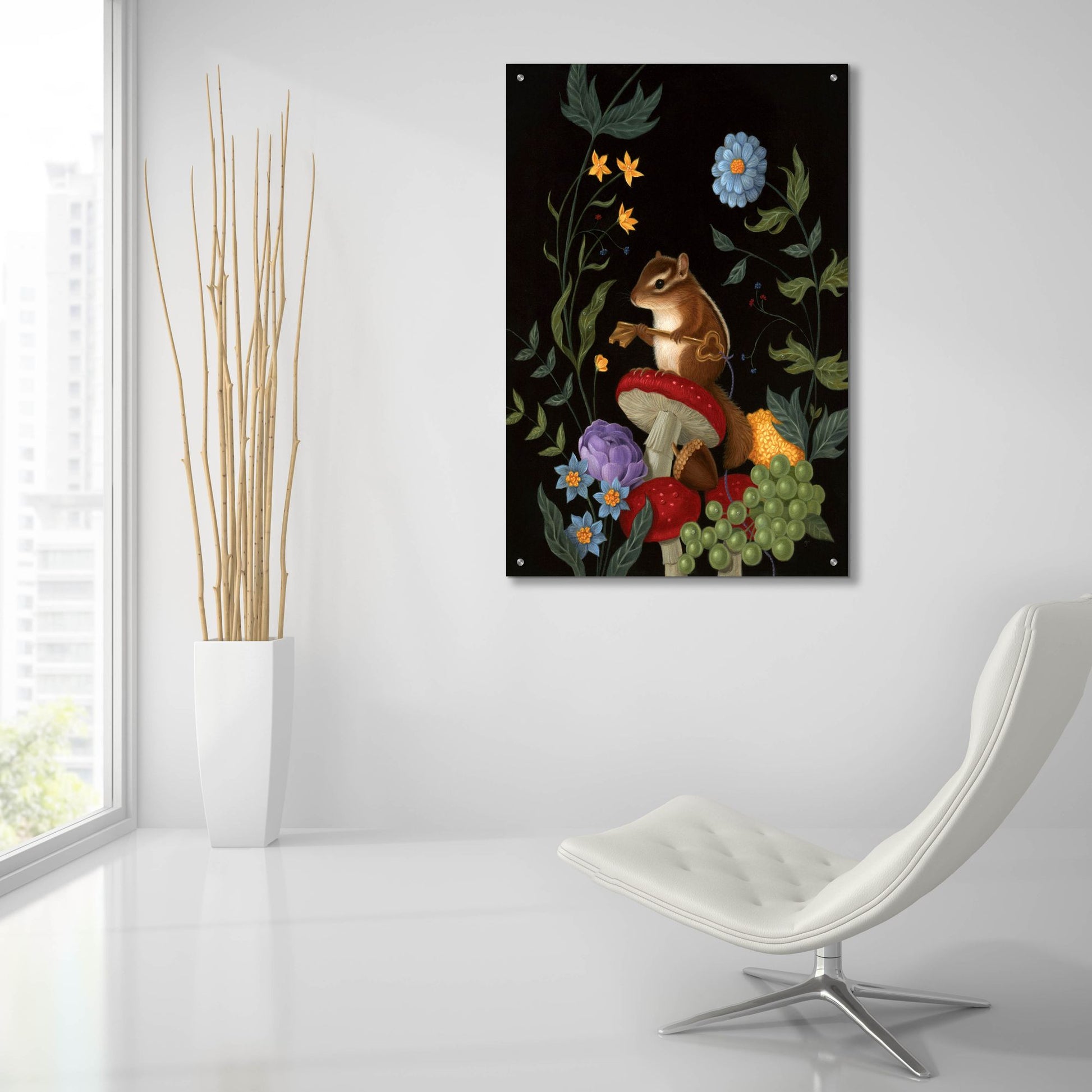 Epic Art 'The Littlest Sentinel' by Gina Matarazzo, Acrylic Glass Wall Art,24x36