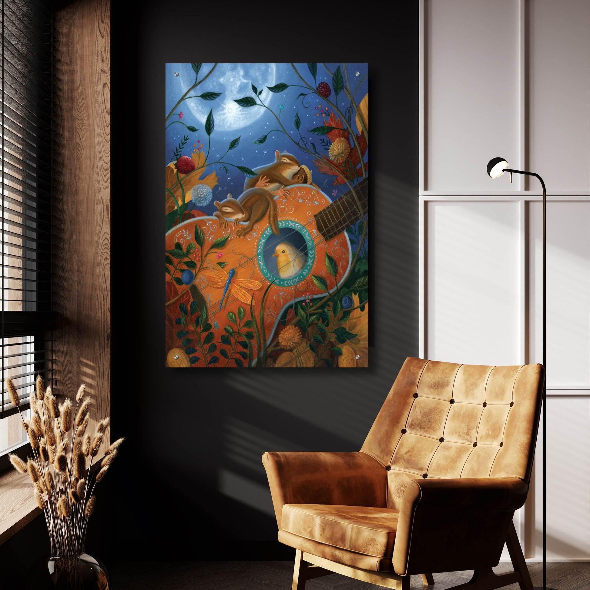 Epic Art 'Dandelion Dreams' by Gina Matarazzo, Acrylic Glass Wall Art,24x36