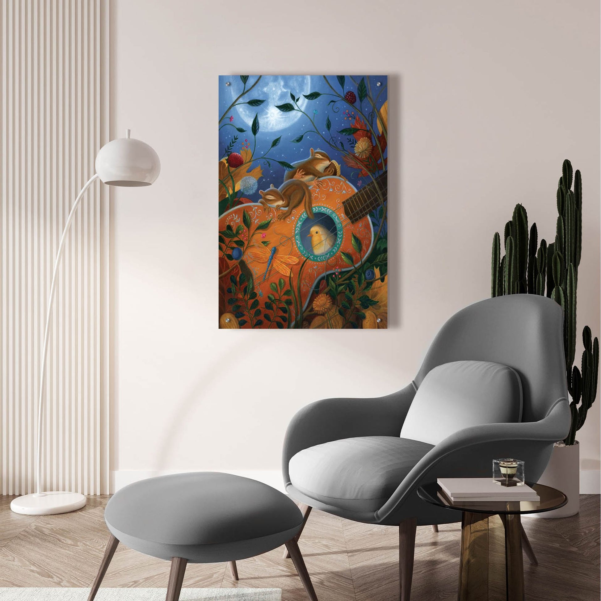 Epic Art 'Dandelion Dreams' by Gina Matarazzo, Acrylic Glass Wall Art,24x36