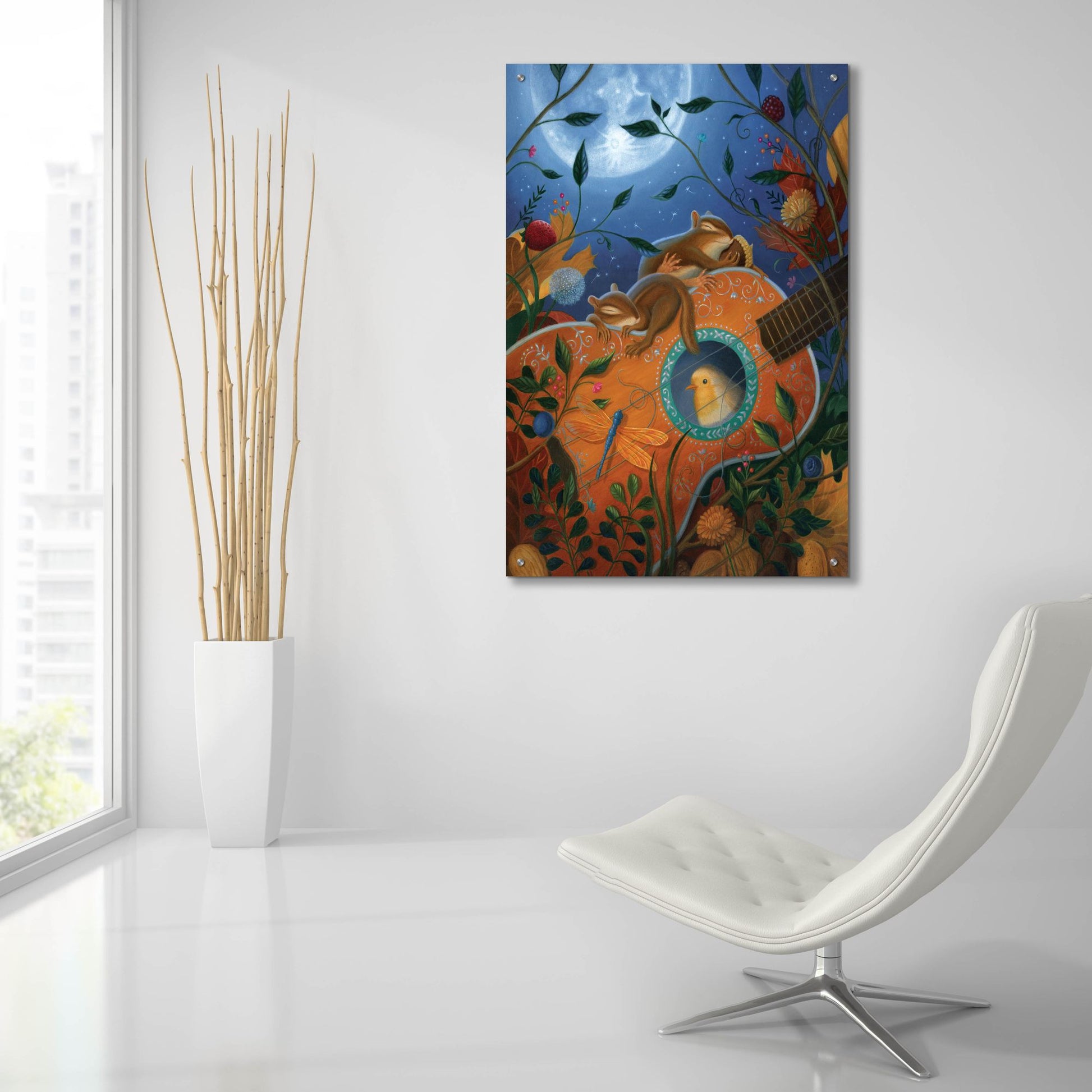 Epic Art 'Dandelion Dreams' by Gina Matarazzo, Acrylic Glass Wall Art,24x36