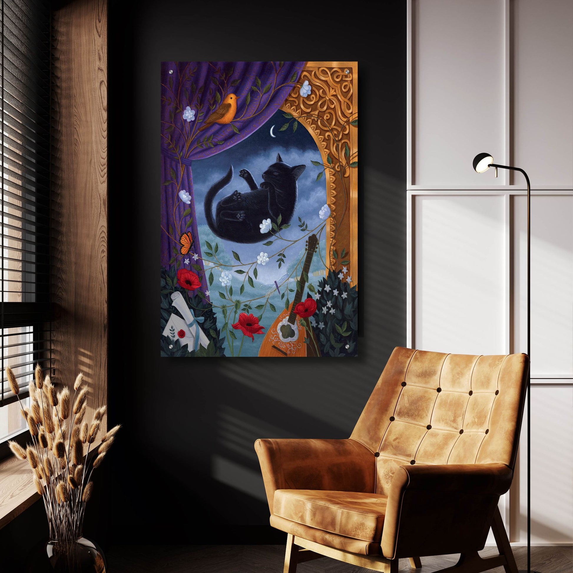 Epic Art 'Enchanted Dreams' by Gina Matarazzo, Acrylic Glass Wall Art,24x36