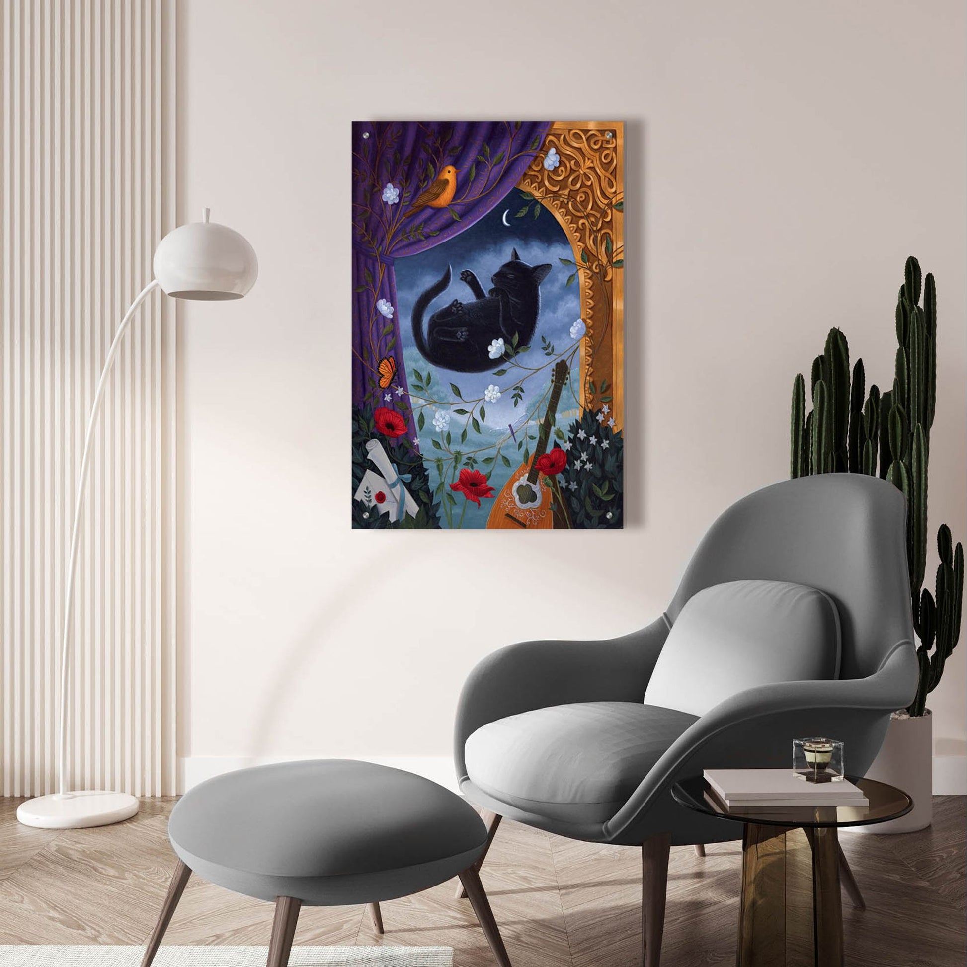 Epic Art 'Enchanted Dreams' by Gina Matarazzo, Acrylic Glass Wall Art,24x36