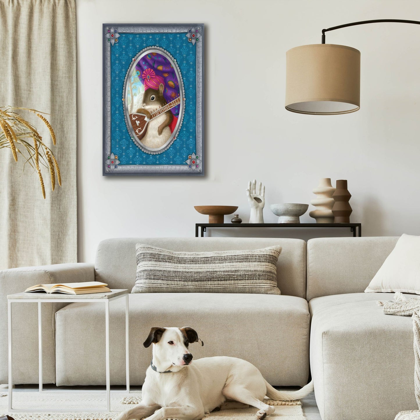 Epic Art 'Ravi The Squirrel' by Gina Matarazzo, Acrylic Glass Wall Art,24x36