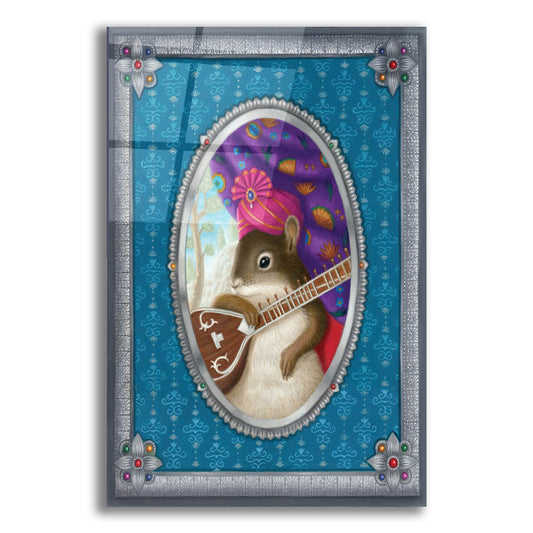 Epic Art 'Ravi The Squirrel' by Gina Matarazzo, Acrylic Glass Wall Art