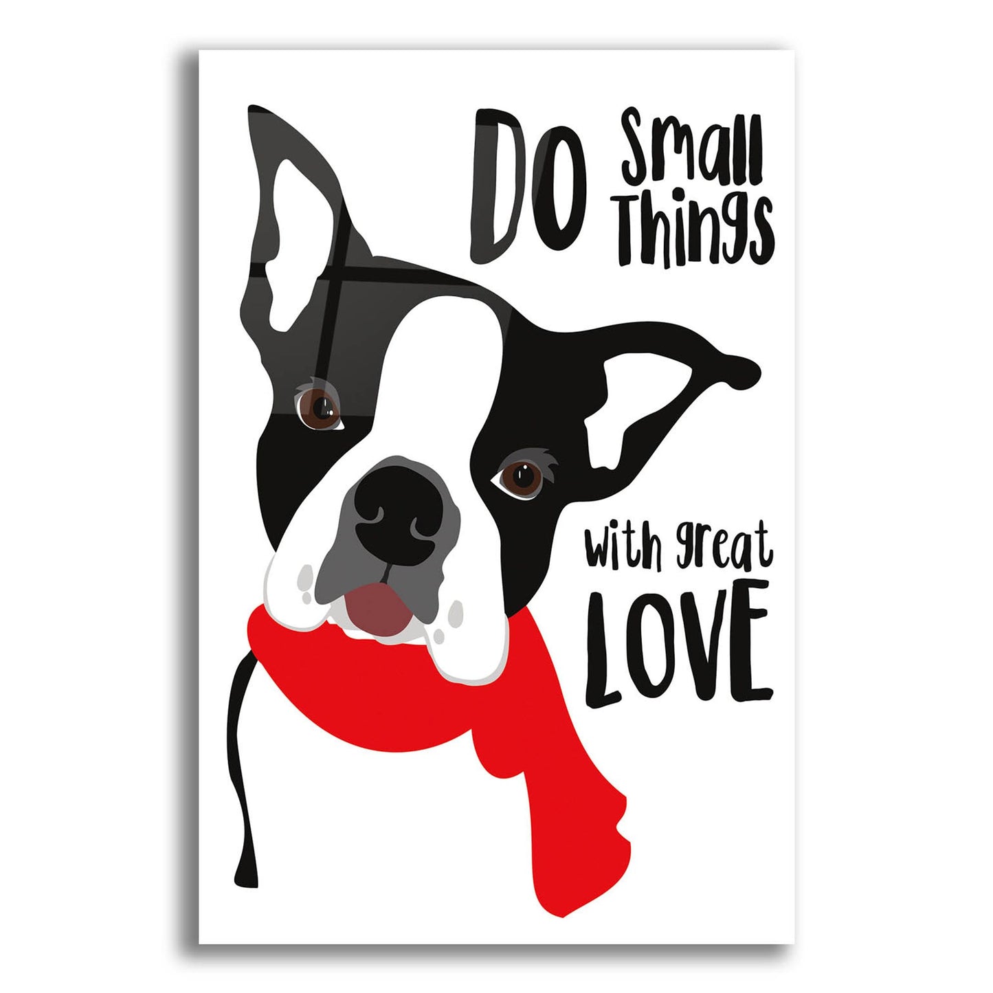 Epic Art 'Do Small Things With Great Love' by Ginger Oliphant, Acrylic Glass Wall Art