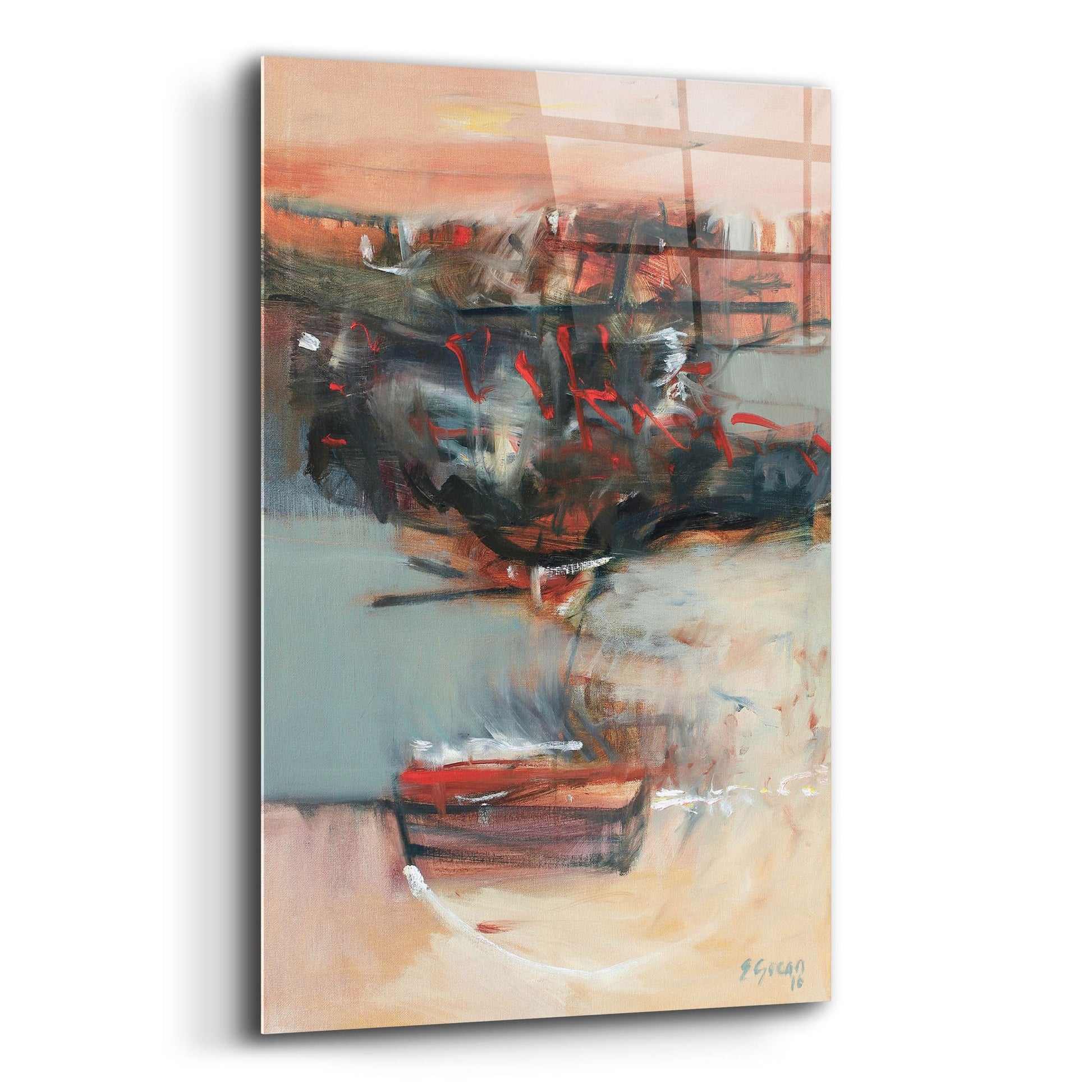 Epic Art 'Voyage No. 1' by Gocan, Acrylic Glass Wall Art,12x16