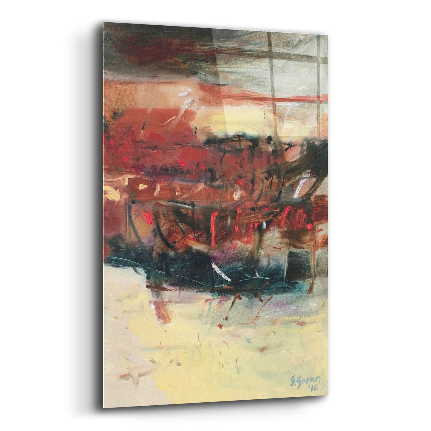 Epic Art 'Voyage No. 2' by Gocan, Acrylic Glass Wall Art,12x16