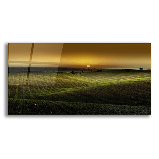 Epic Art 'Alentejo Sunset' by Goncalves, Acrylic Glass Wall Art