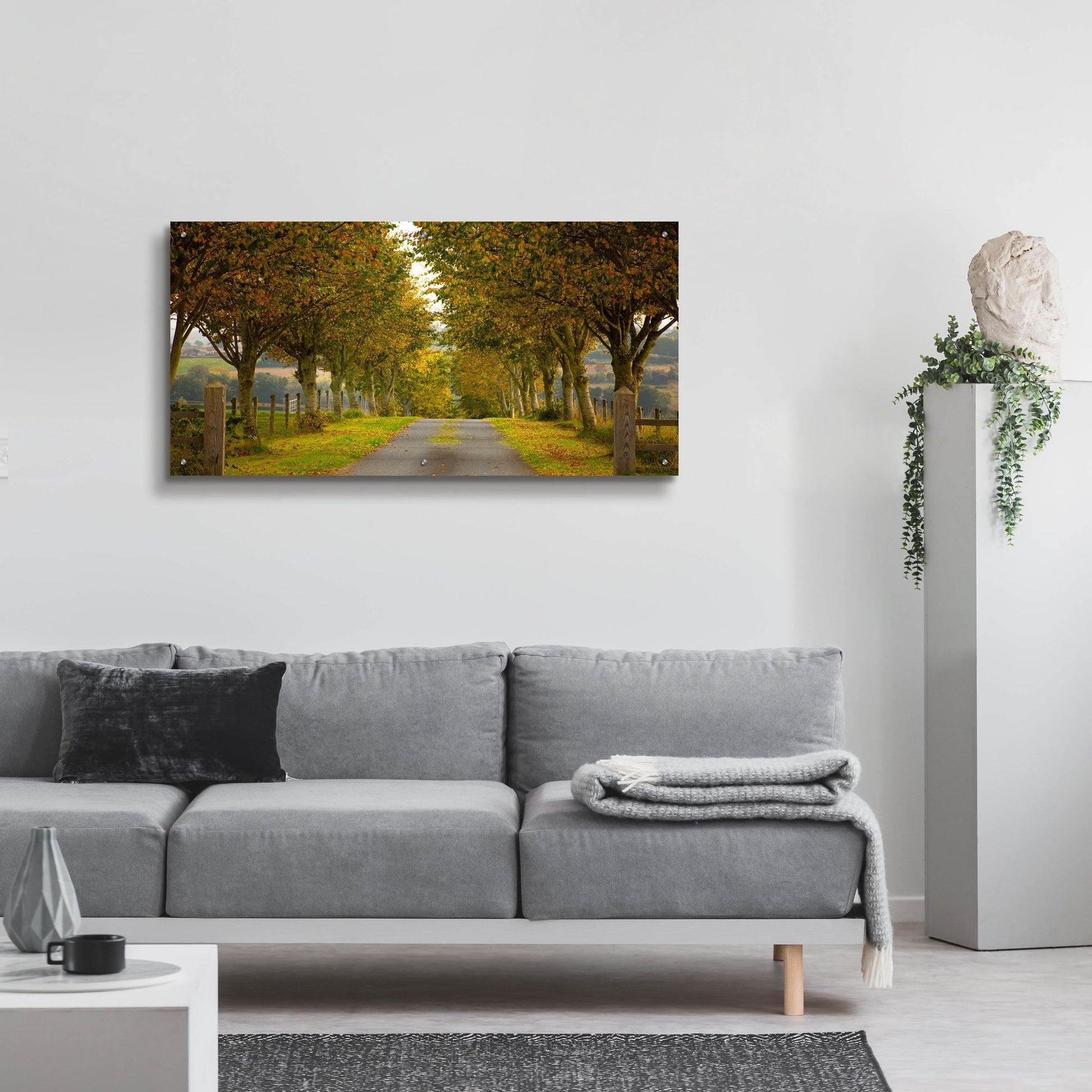 Epic Art 'Colors Of Autumn' by Goncalves, Acrylic Glass Wall Art,48x24