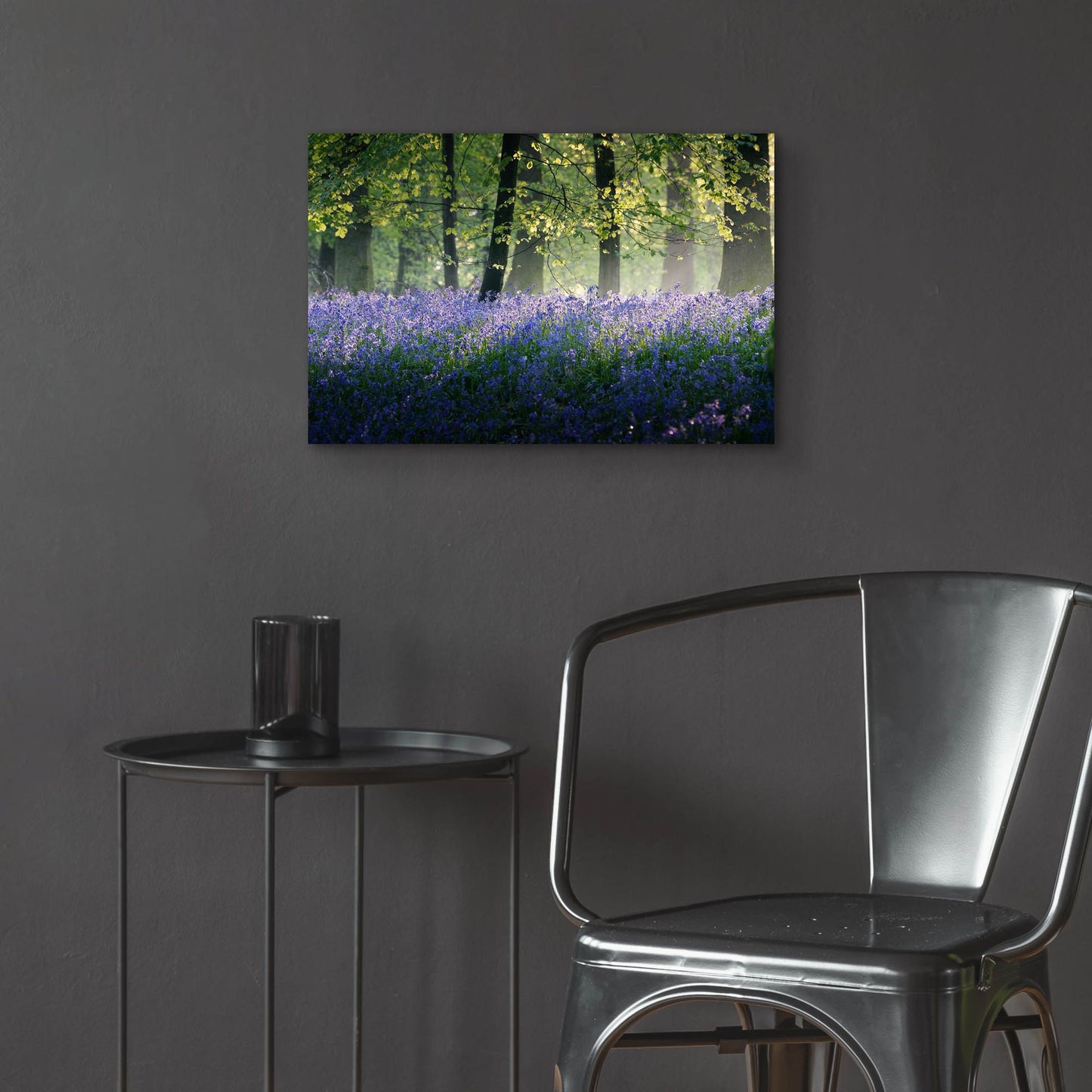 Epic Art 'Last Of The Bluebells' by Goncalves, Acrylic Glass Wall Art,24x16