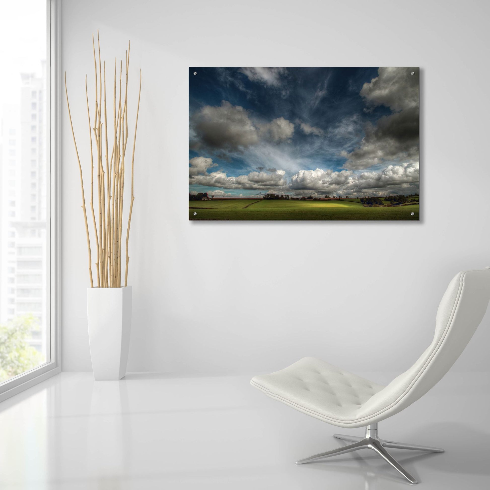 Epic Art 'Love Clouds' by Goncalves, Acrylic Glass Wall Art,36x24