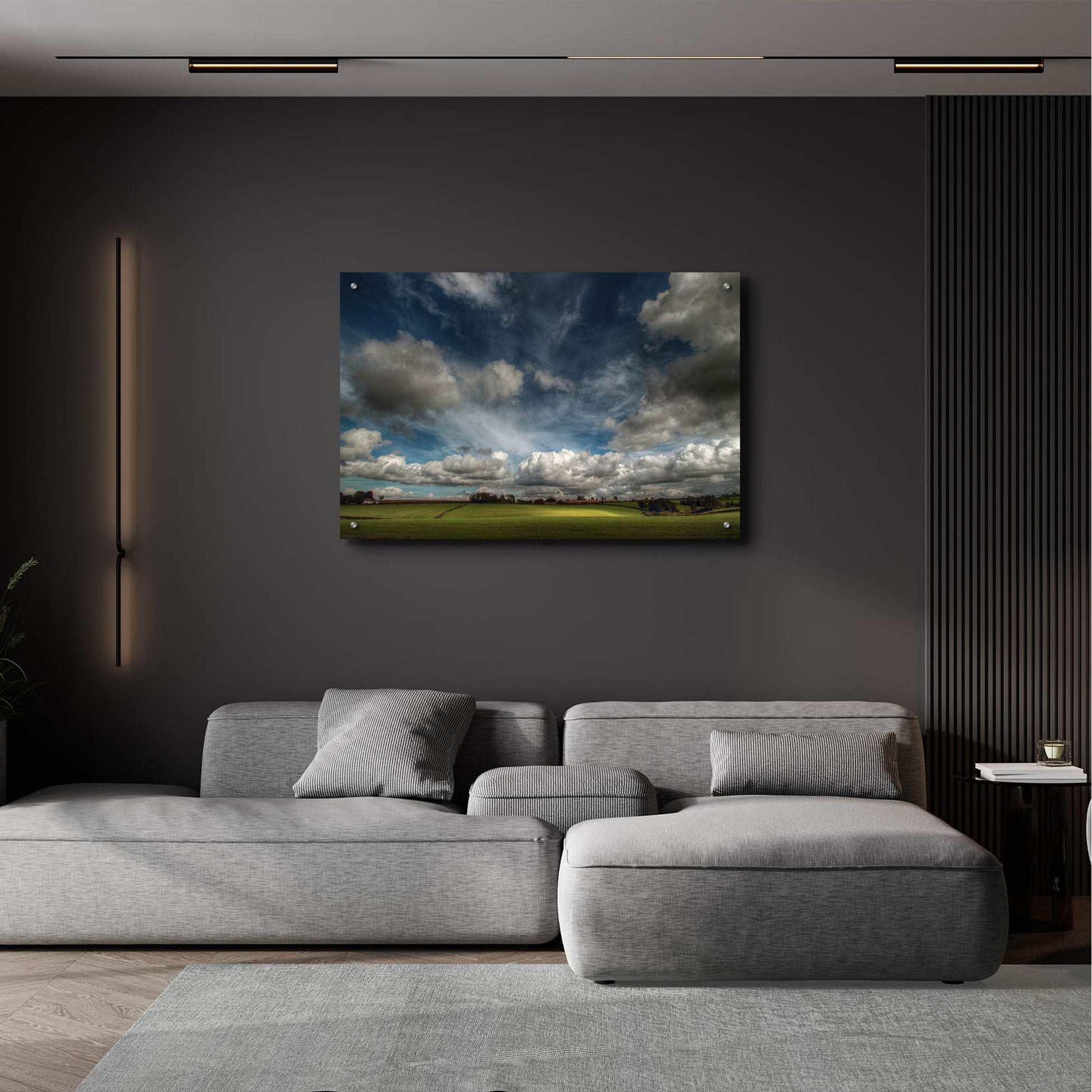 Epic Art 'Love Clouds' by Goncalves, Acrylic Glass Wall Art,36x24