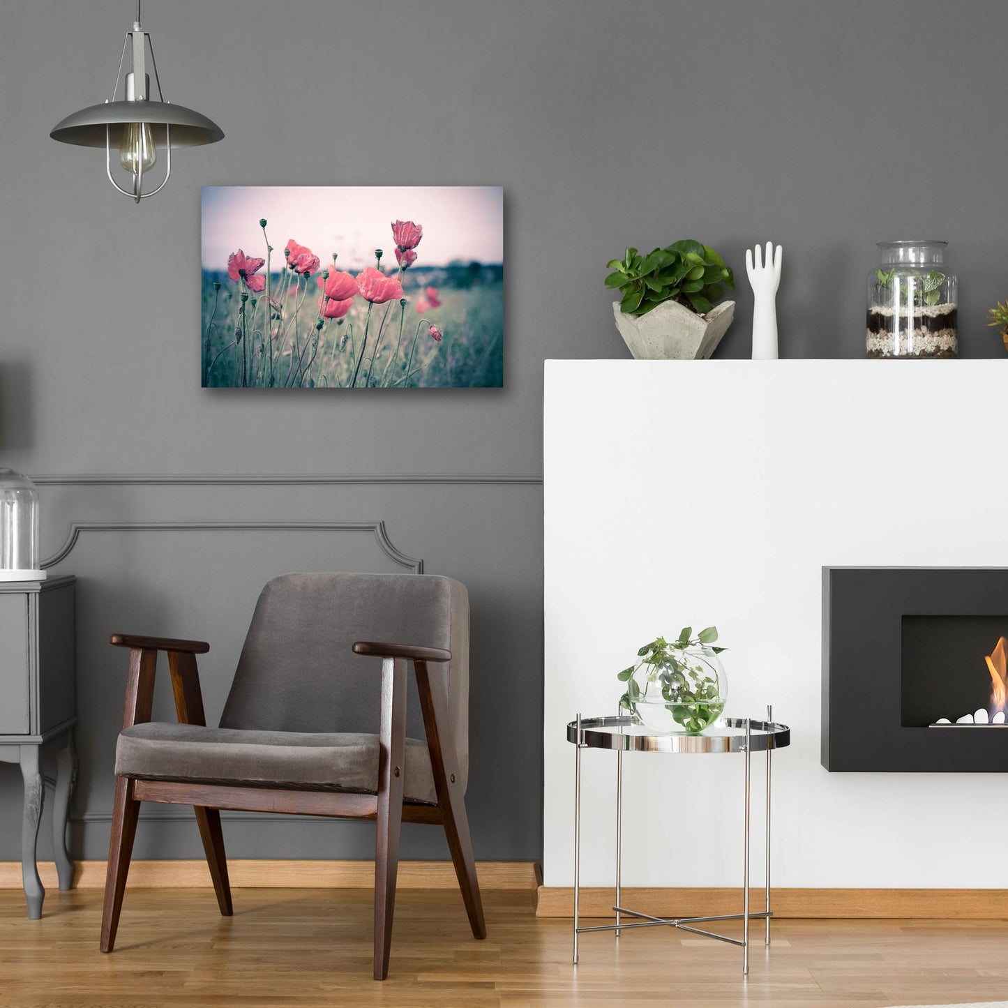 Epic Art 'Pink Tulips' by Goncalves, Acrylic Glass Wall Art,24x16