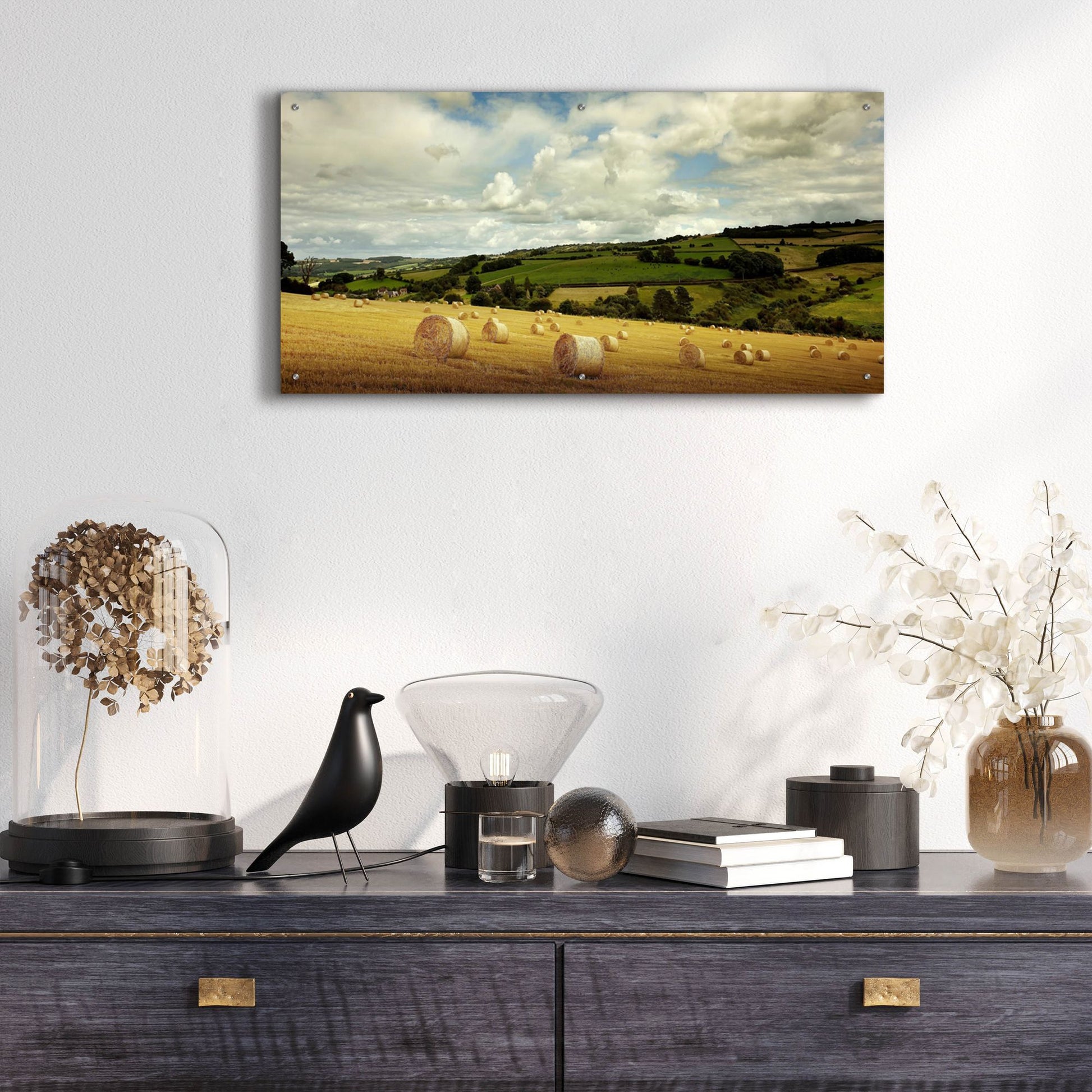 Epic Art 'Summer Time' by Goncalves, Acrylic Glass Wall Art,48x24