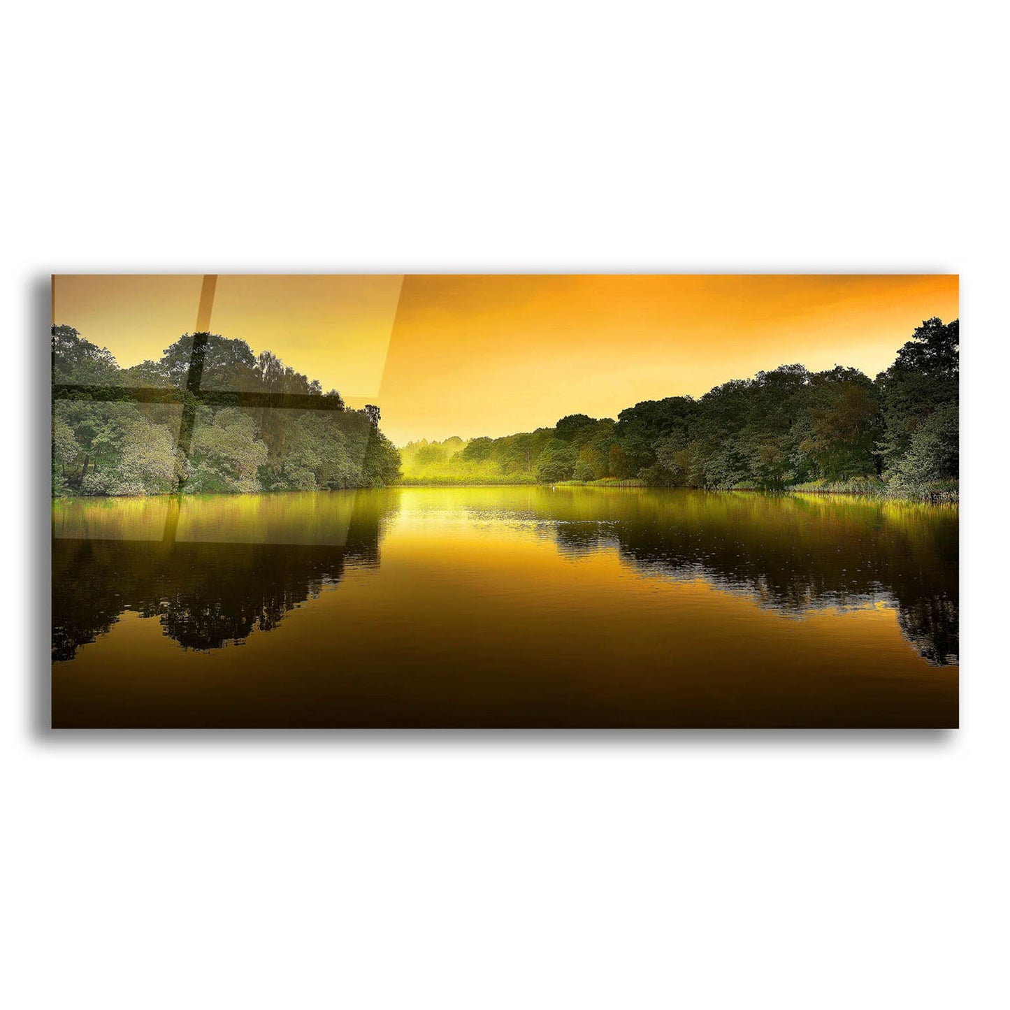 Epic Art 'The Lake' by Goncalves, Acrylic Glass Wall Art