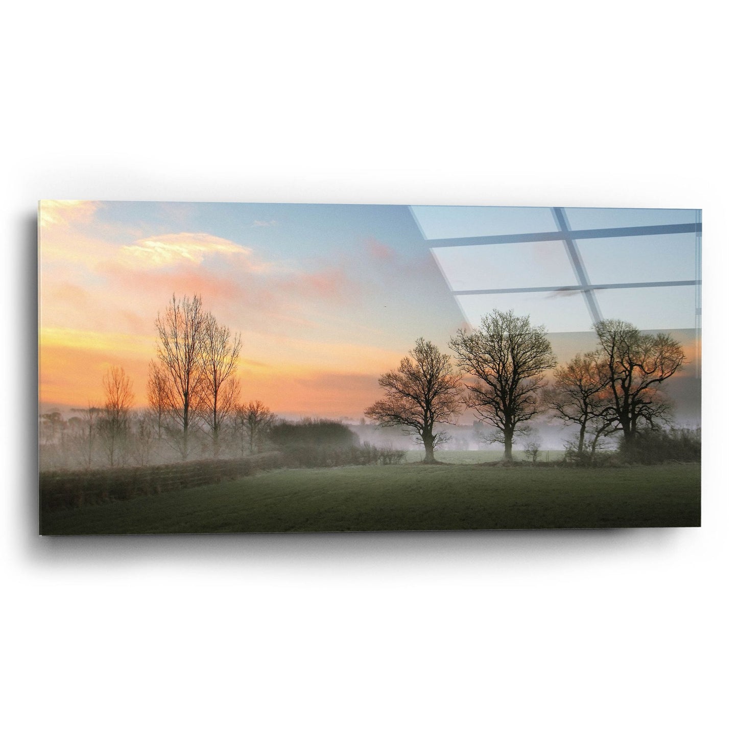 Epic Art 'The Mist' by Goncalves, Acrylic Glass Wall Art,24x12