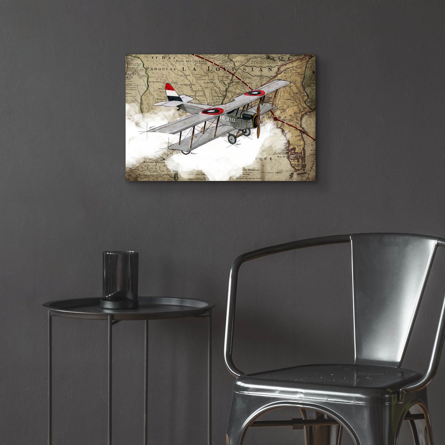 Epic Art 'Biplane 4' by Graphinc, Acrylic Glass Wall Art,24x16