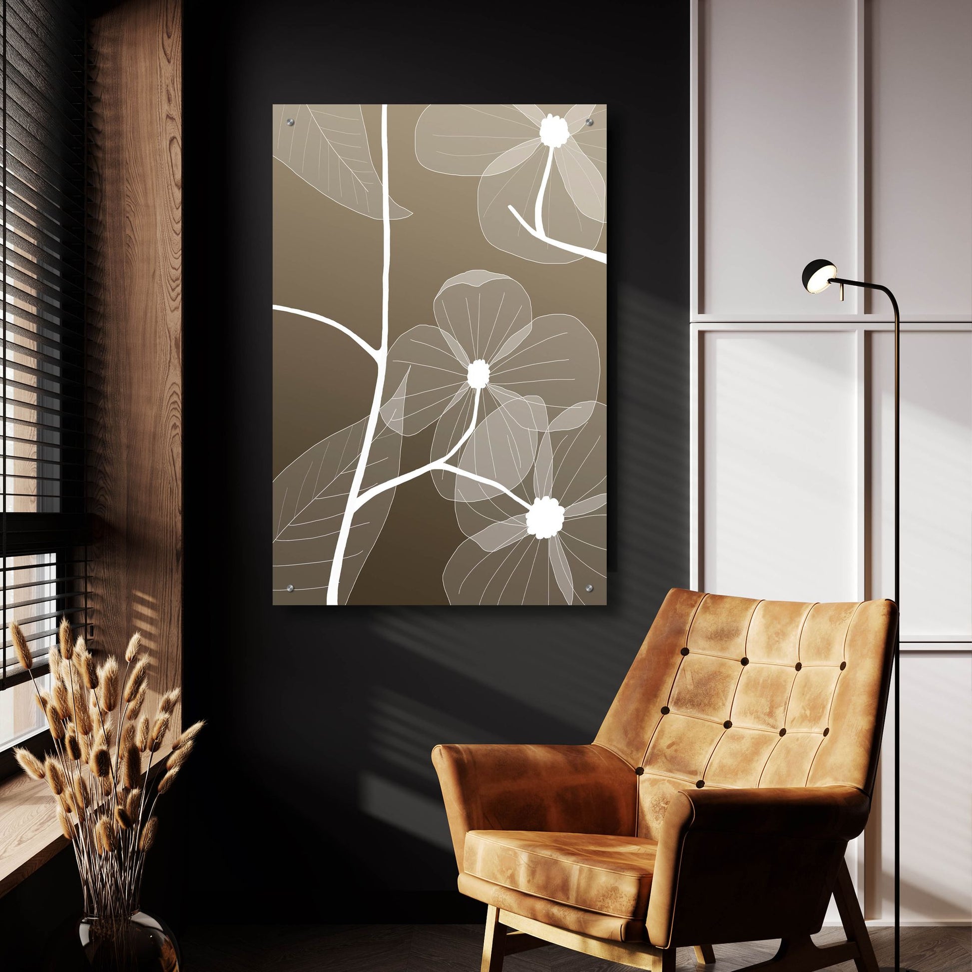 Epic Art 'Floral 1' by Graphinc, Acrylic Glass Wall Art,24x36