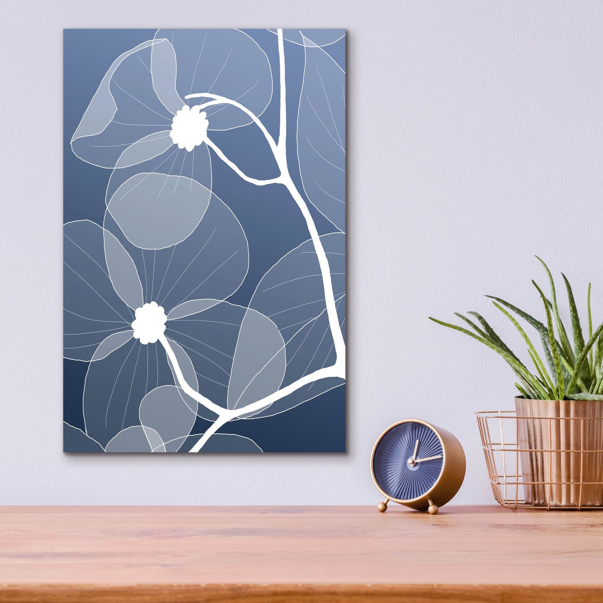 Epic Art 'Floral 2' by Graphinc, Acrylic Glass Wall Art,12x16