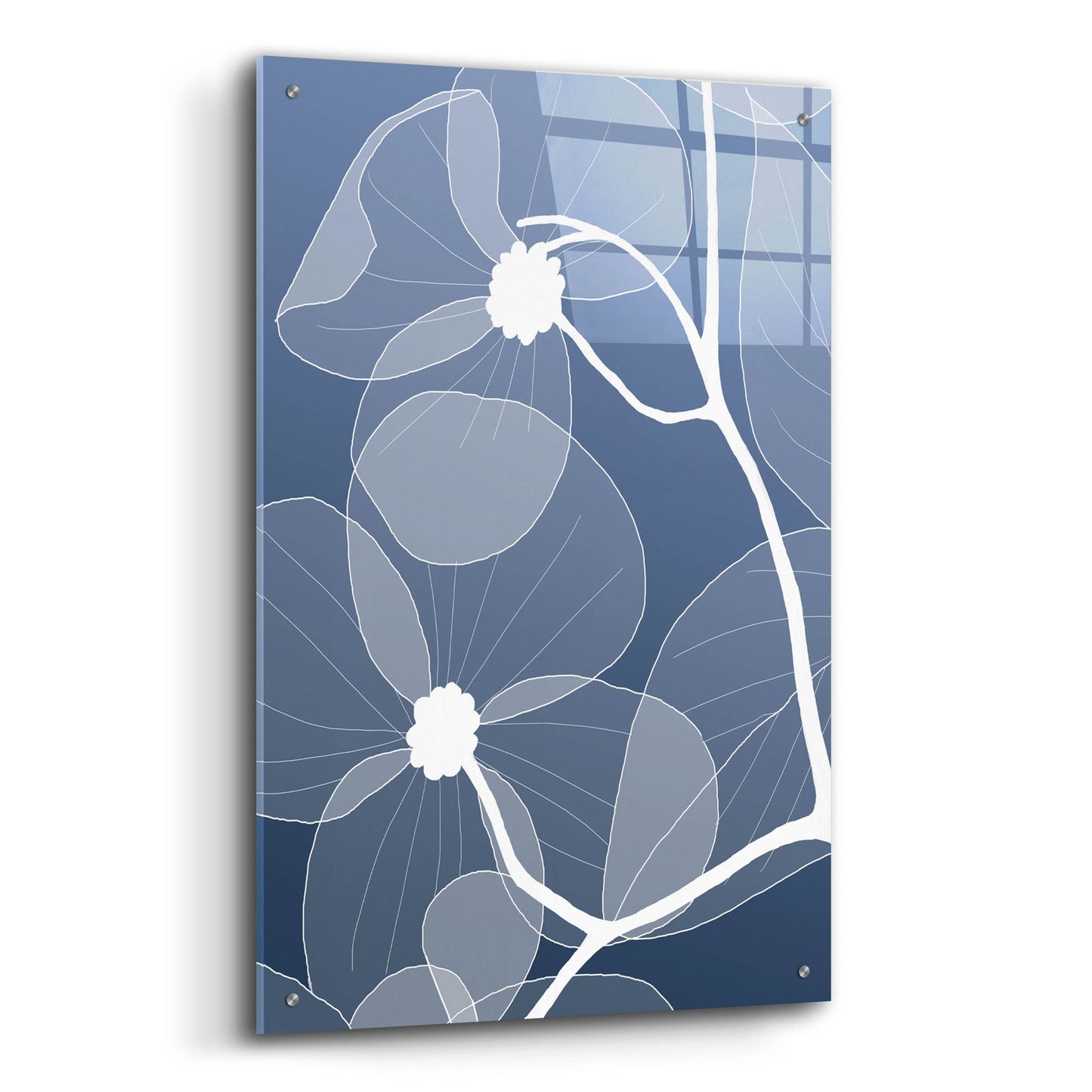 Epic Art 'Floral 2' by Graphinc, Acrylic Glass Wall Art,24x36