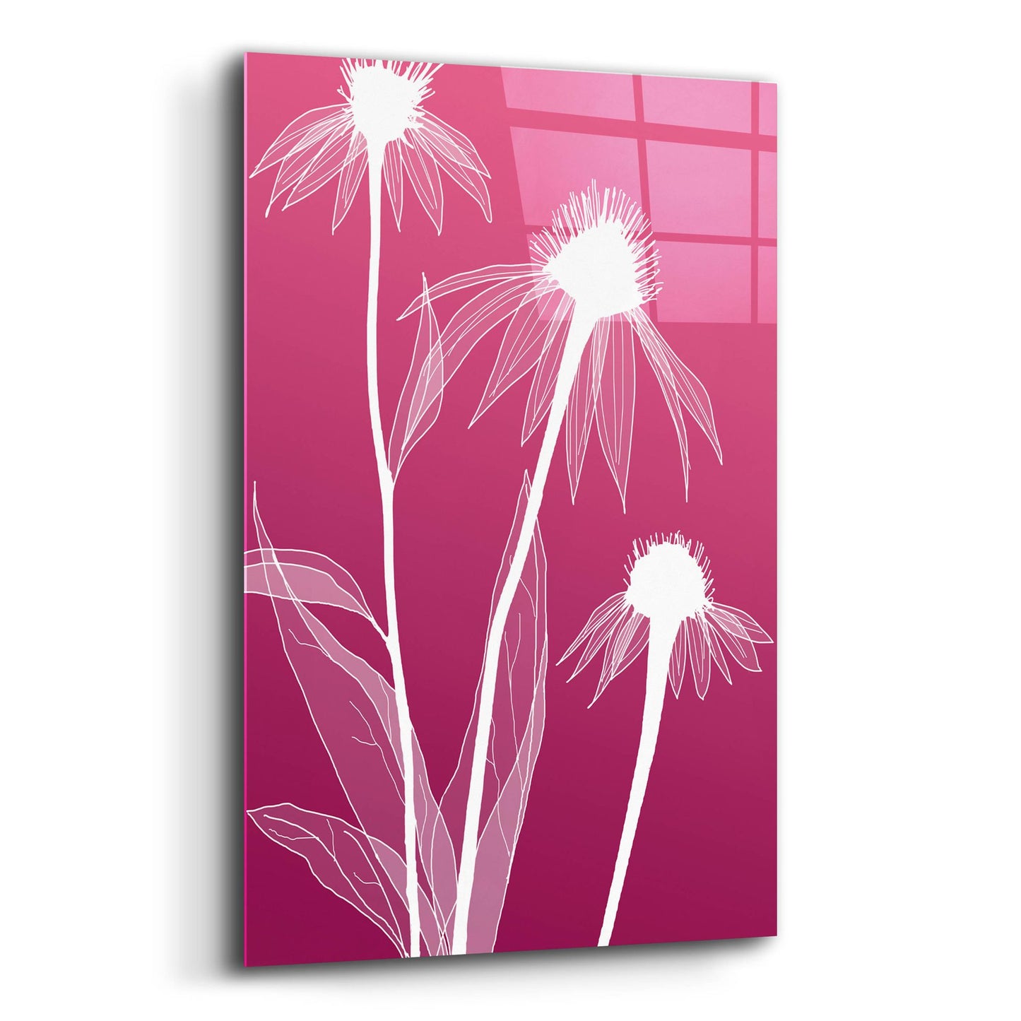 Epic Art 'Floral 5' by Graphinc, Acrylic Glass Wall Art,12x16