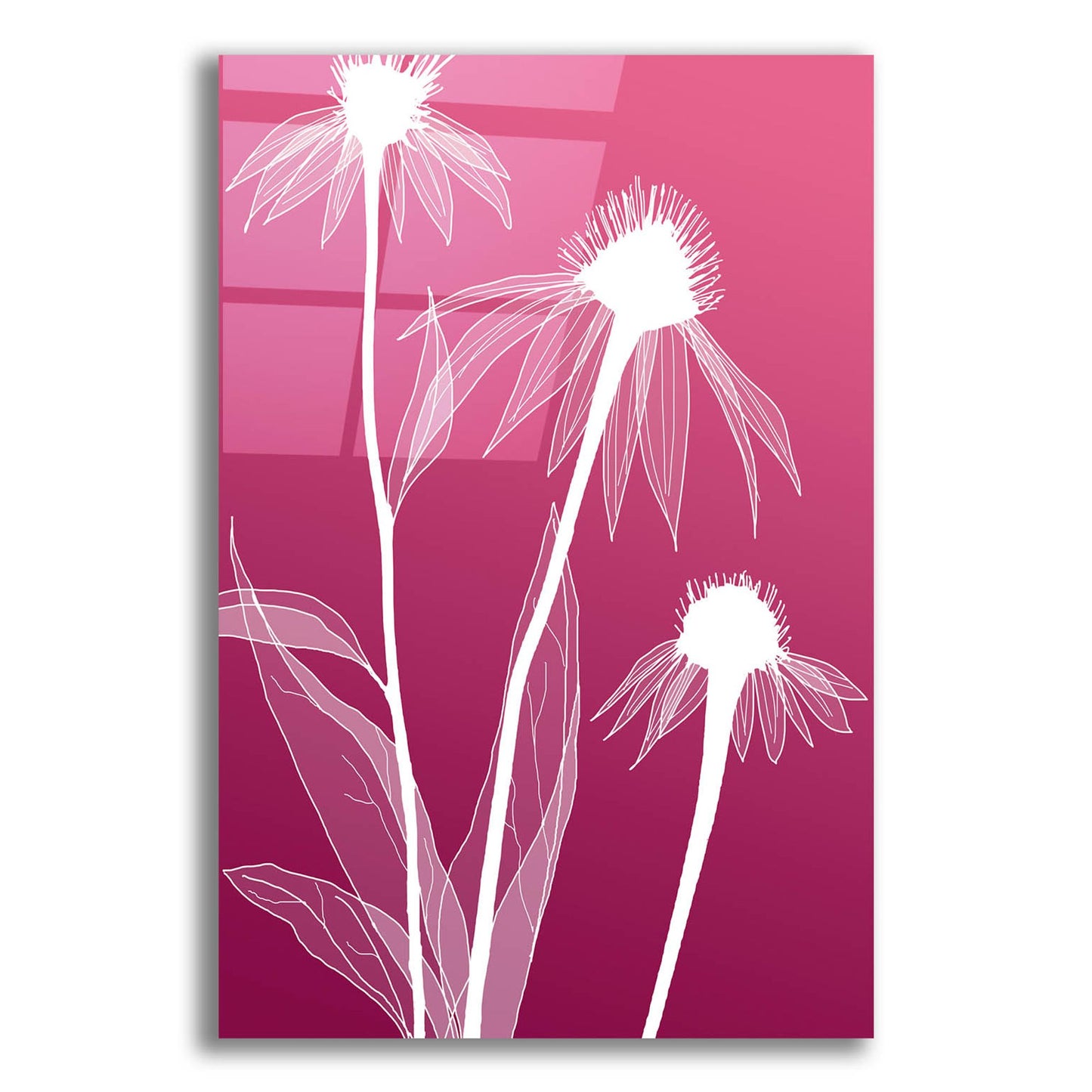 Epic Art 'Floral 5' by Graphinc, Acrylic Glass Wall Art