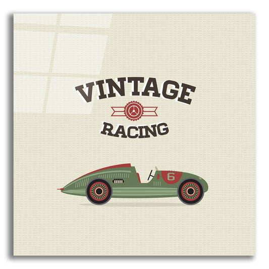 Epic Art 'Vintage Racing 3' by Graphinc, Acrylic Glass Wall Art