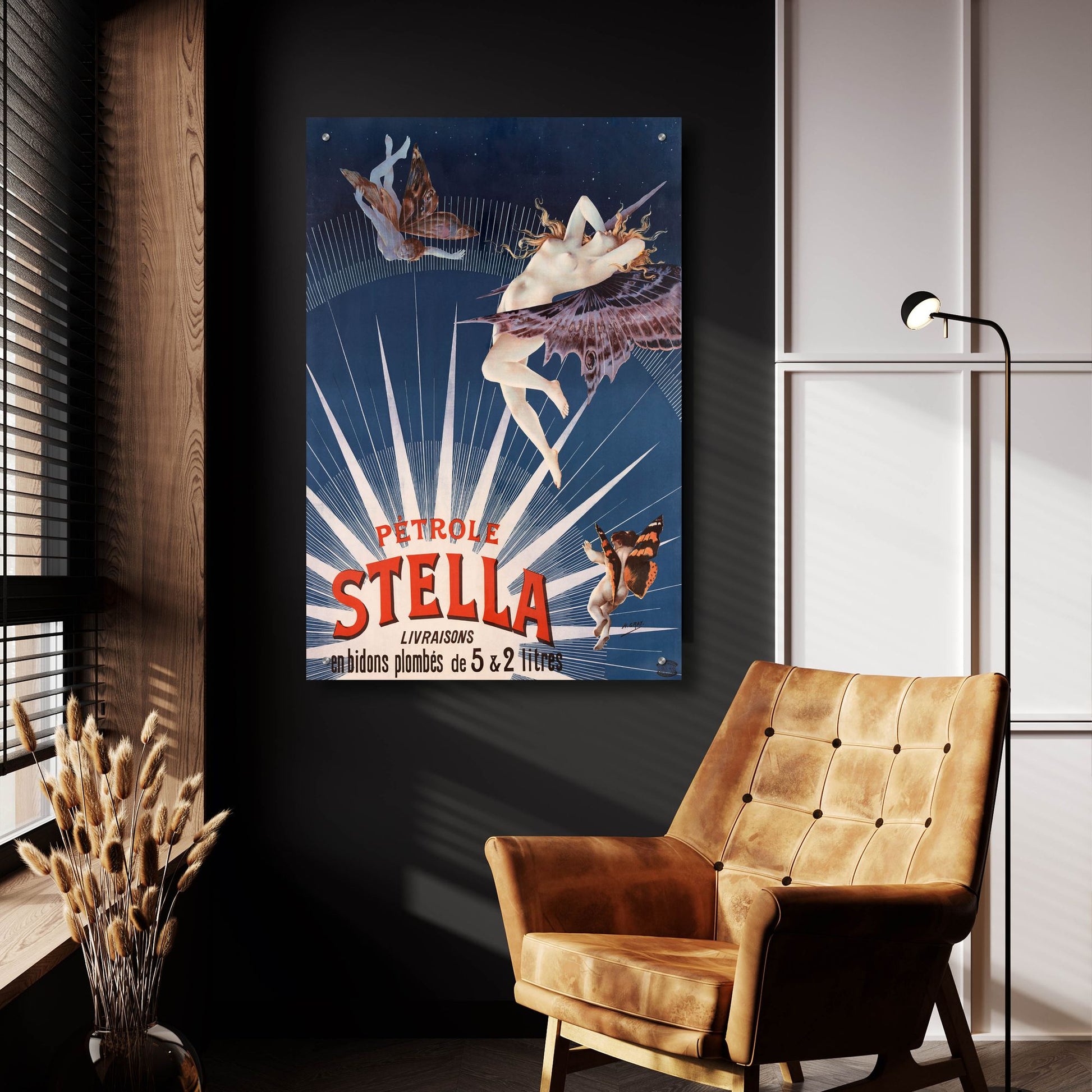 Epic Art 'Petrole Stella' by Gray, Acrylic Glass Wall Art,24x36