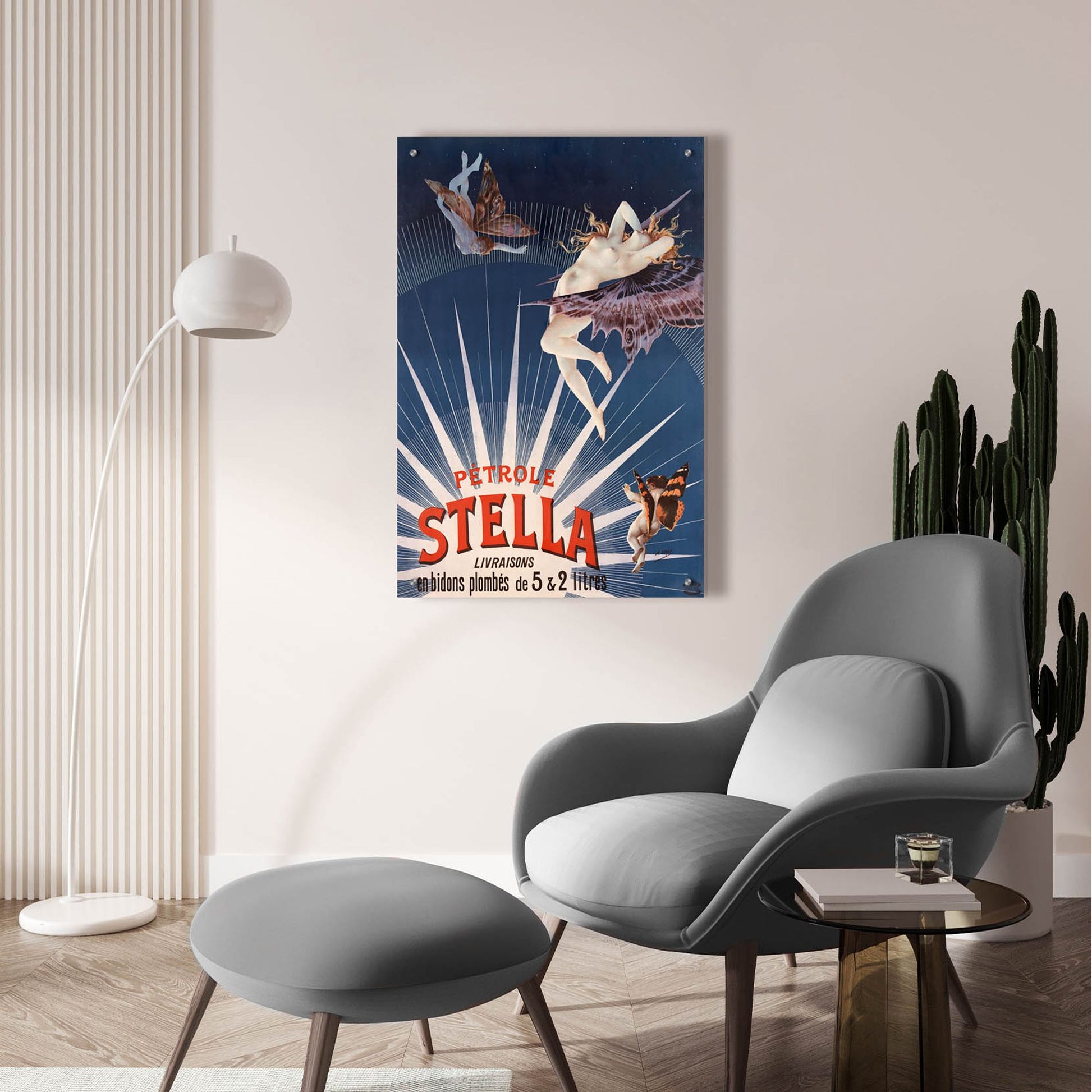 Epic Art 'Petrole Stella' by Gray, Acrylic Glass Wall Art,24x36