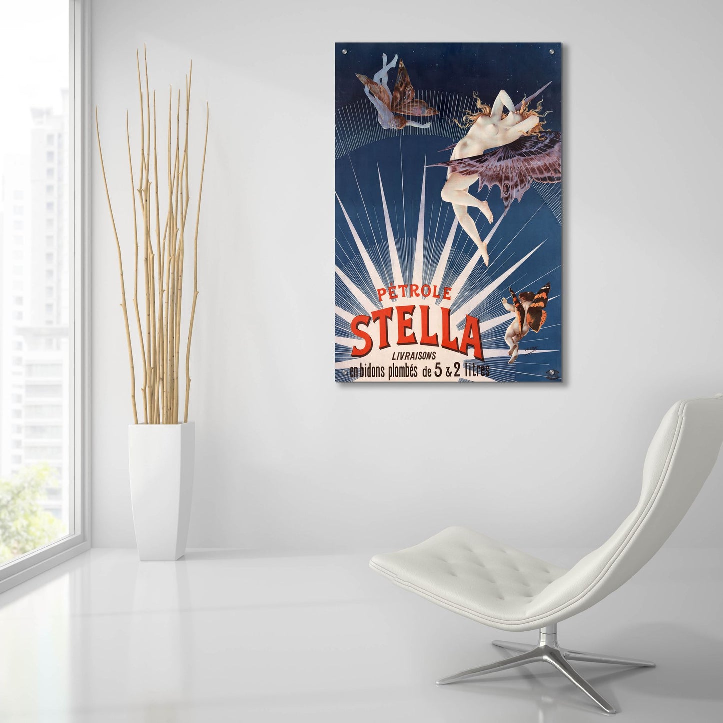 Epic Art 'Petrole Stella' by Gray, Acrylic Glass Wall Art,24x36