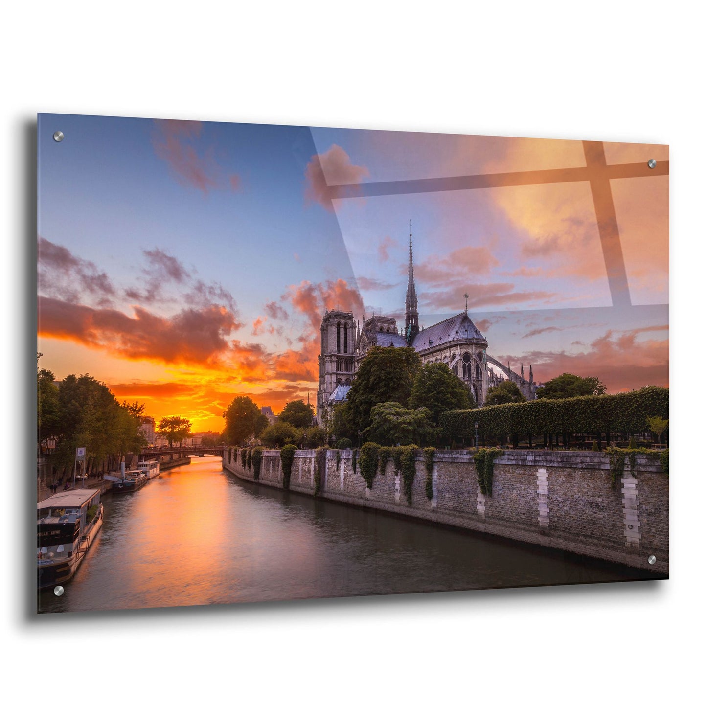 Epic Art 'Cathedral Sunset' by H.J. Herrera, Acrylic Glass Wall Art,36x24