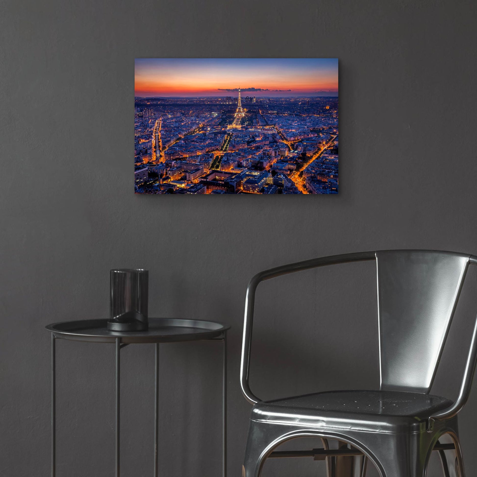 Epic Art 'City Lights' by H.J. Herrera, Acrylic Glass Wall Art,24x16