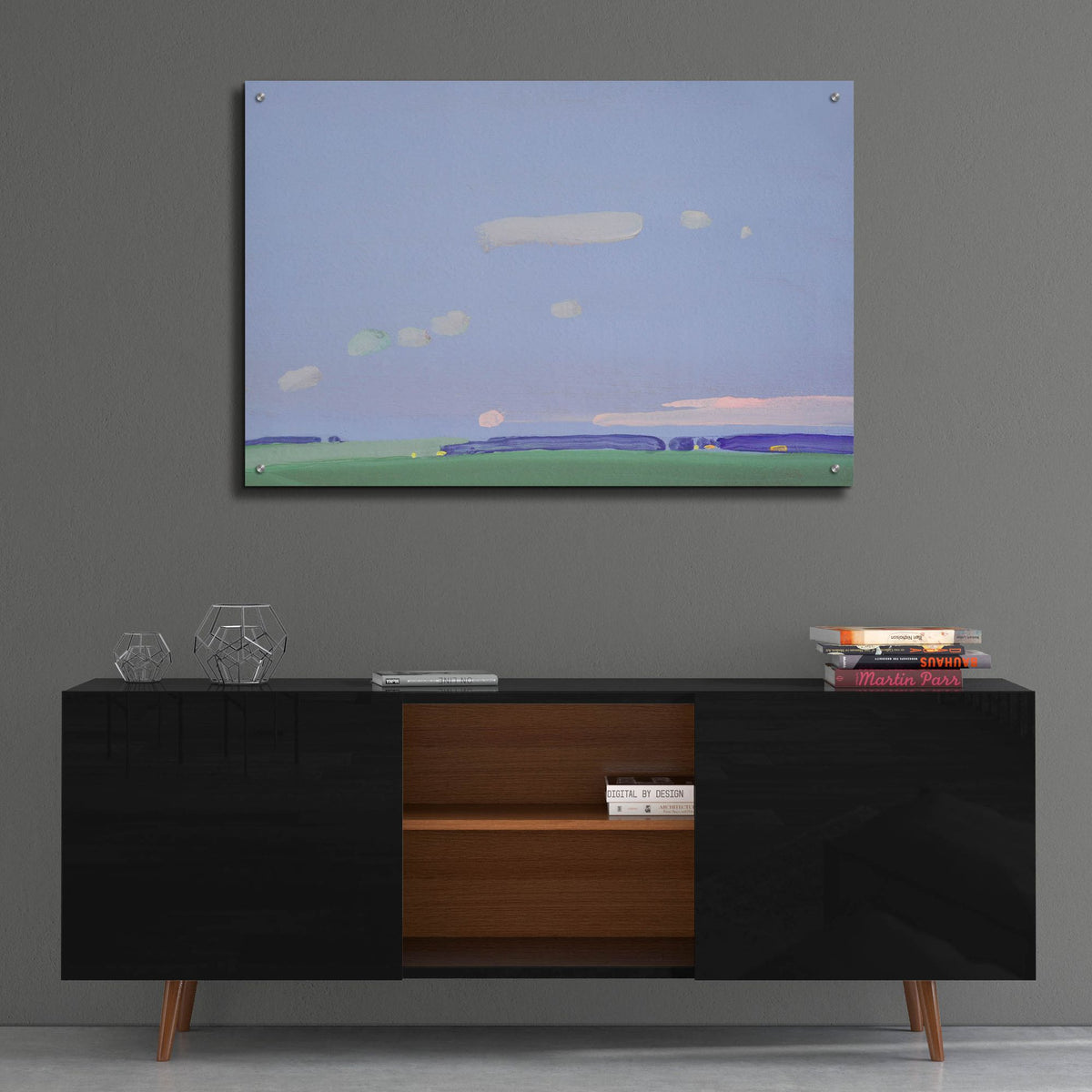 Epic Art 'Evening Clouds' by Igor Nekraha, Acrylic Glass Wall Art,36x24