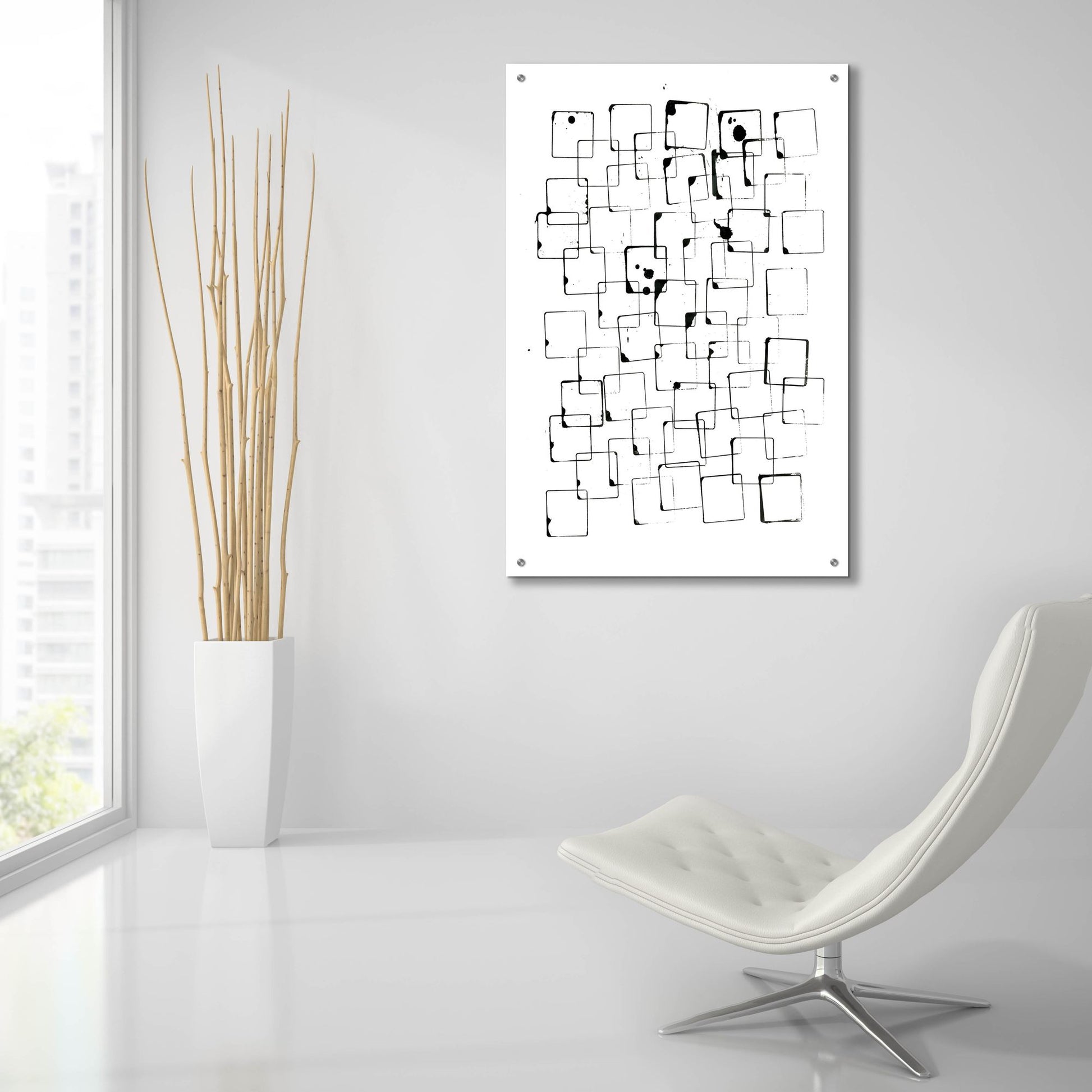 Epic Art 'Building Blocks' by Ilana Greenberg, Acrylic Glass Wall Art,24x36