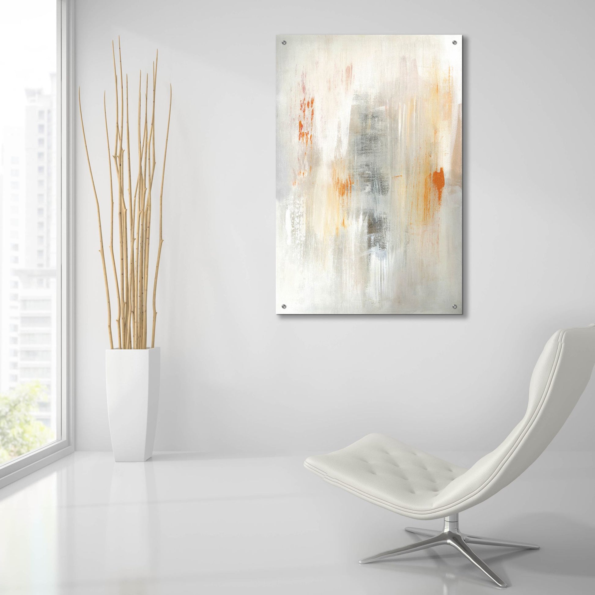 Epic Art 'Far And Away' by Ilana Greenberg, Acrylic Glass Wall Art,24x36