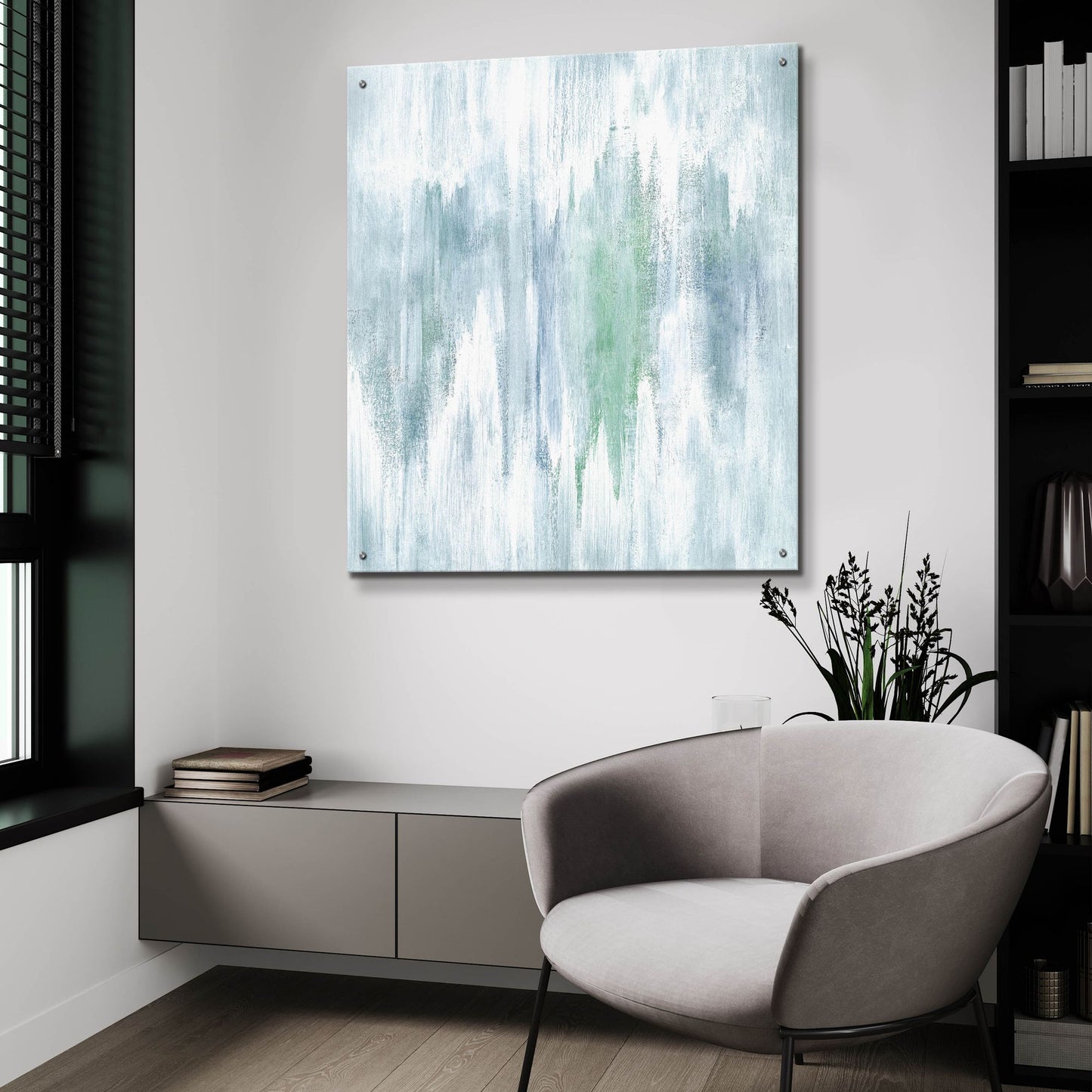 Epic Art 'Ocean Mist' by Ilana Greenberg, Acrylic Glass Wall Art,36x36