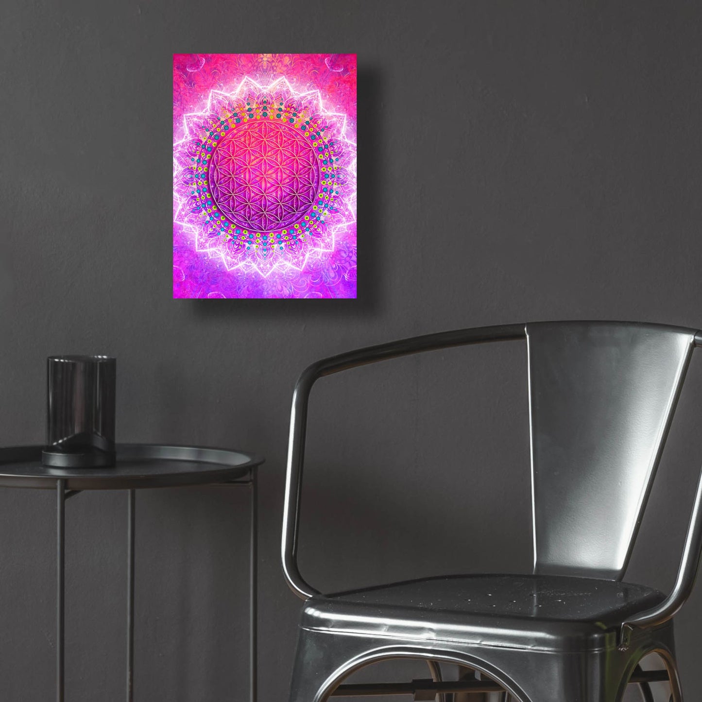 Epic Art 'Flower Of Life' by Cameron Gray, Acrylic Glass Wall Art,12x16