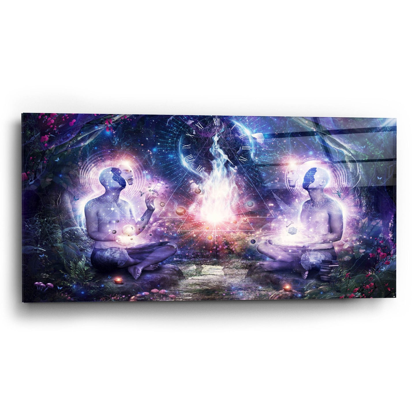 Epic Art 'In The Light Of Knowledge' by Cameron Gray, Acrylic Glass Wall Art,24x12