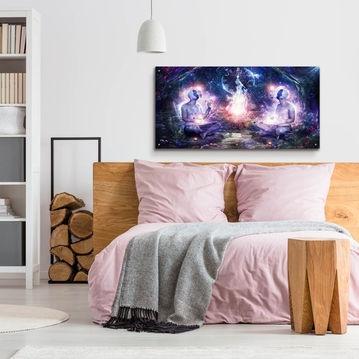 Epic Art 'In The Light Of Knowledge' by Cameron Gray, Acrylic Glass Wall Art,48x24
