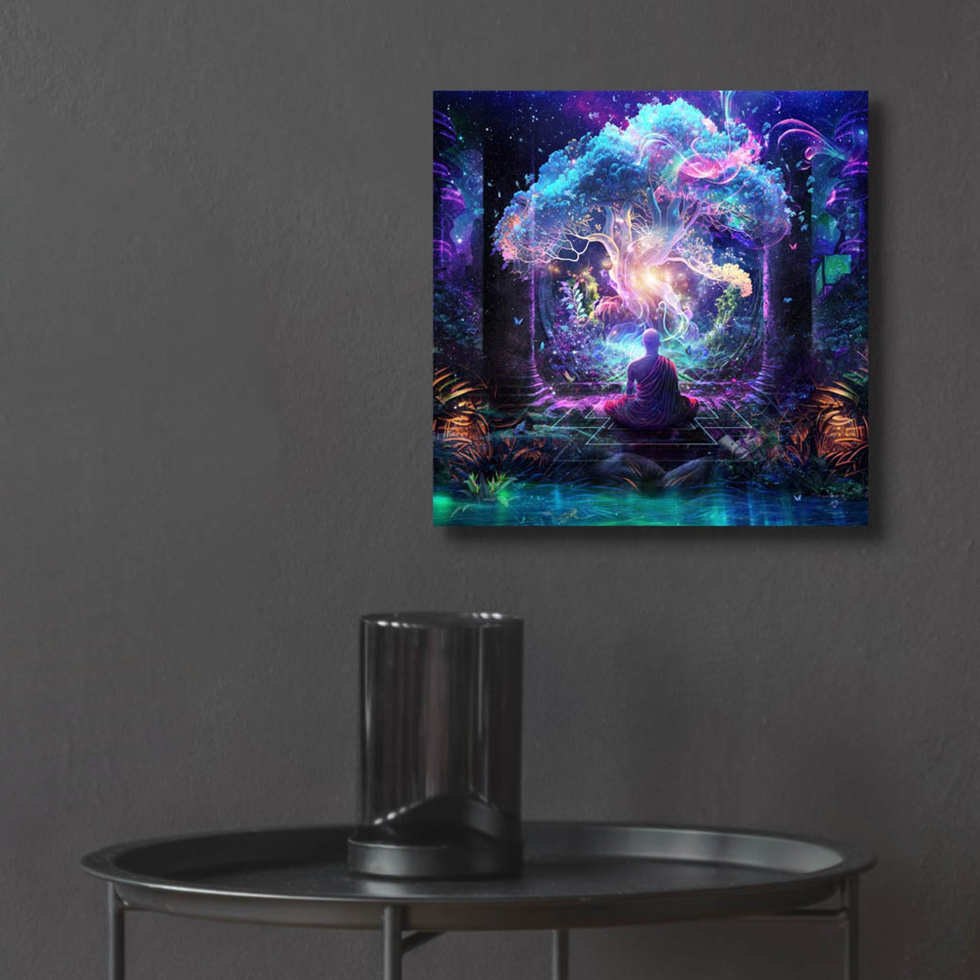 Epic Art 'Midnight Garden' by Cameron Gray, Acrylic Glass Wall Art,12x12