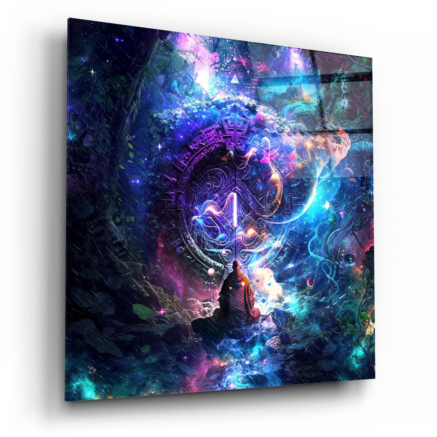 Epic Art 'Somewhere To Dream' by Cameron Gray, Acrylic Glass Wall Art,12x12