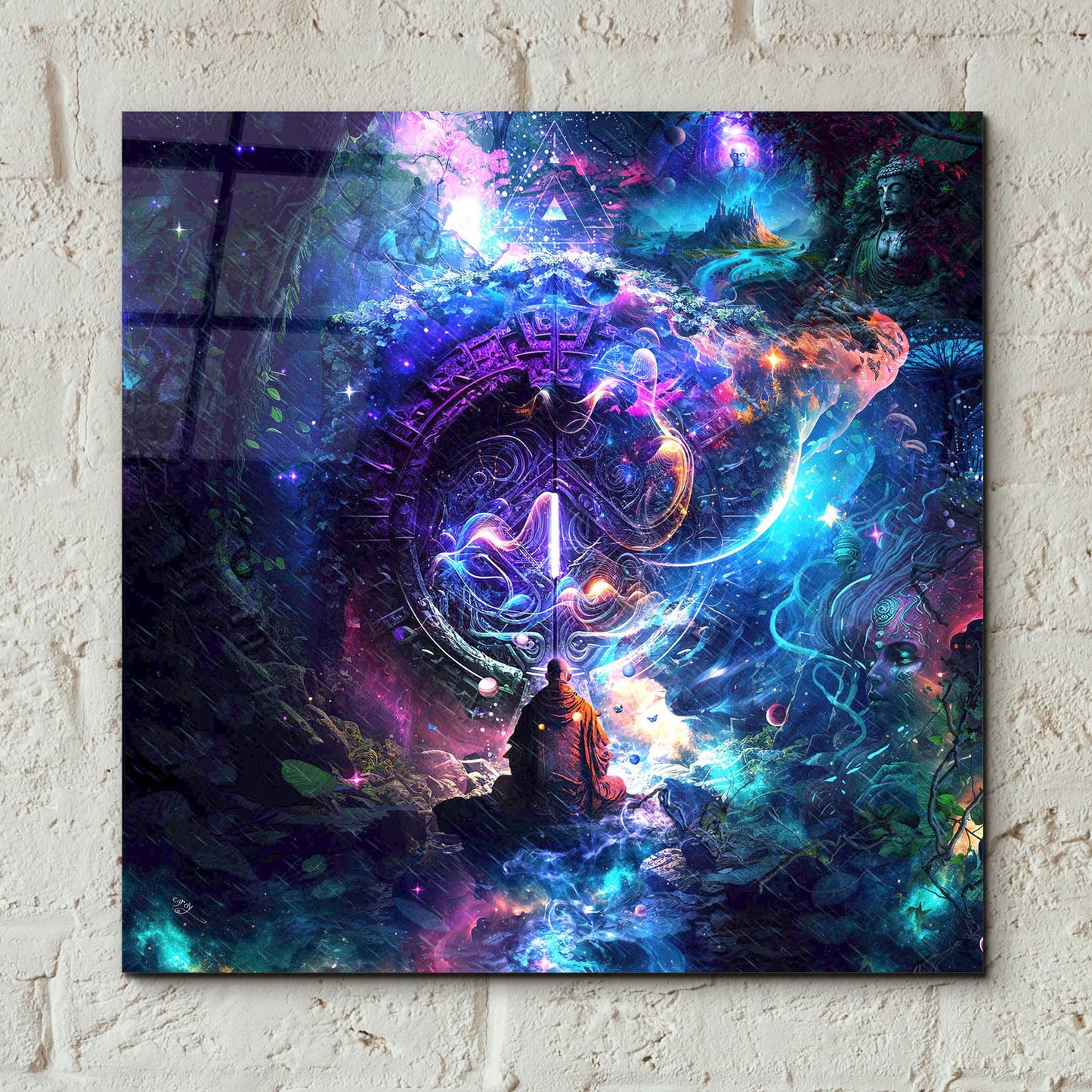 Epic Art 'Somewhere To Dream' by Cameron Gray, Acrylic Glass Wall Art,12x12