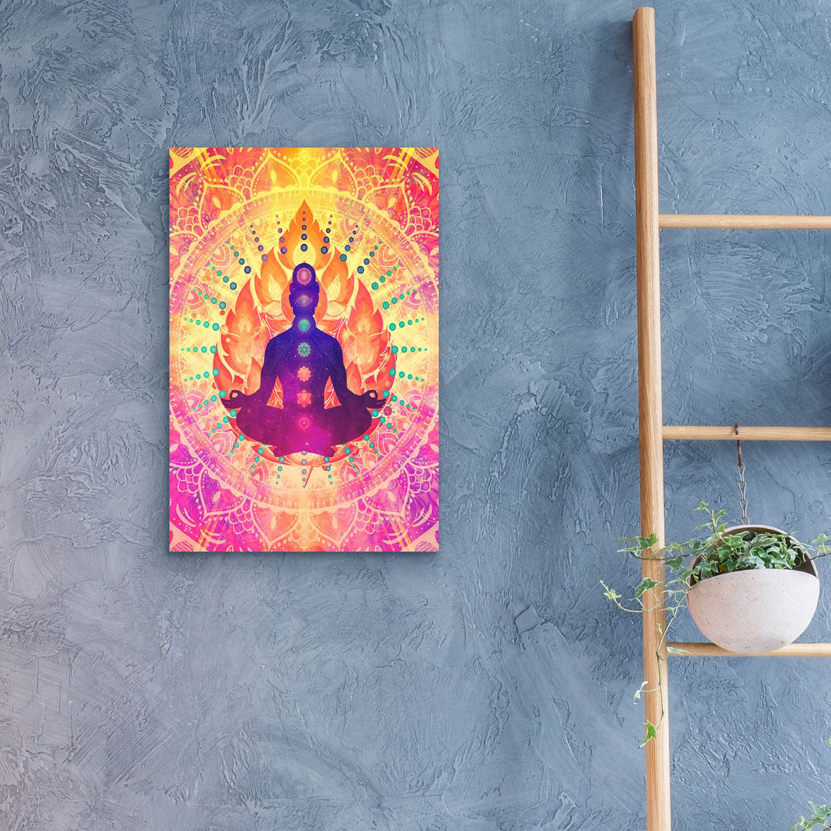 Epic Art 'Sunrise Meditation' by Cameron Gray, Acrylic Glass Wall Art,16x24