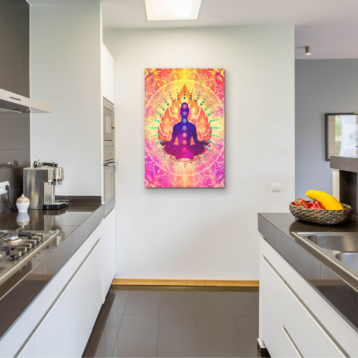 Epic Art 'Sunrise Meditation' by Cameron Gray, Acrylic Glass Wall Art,24x36