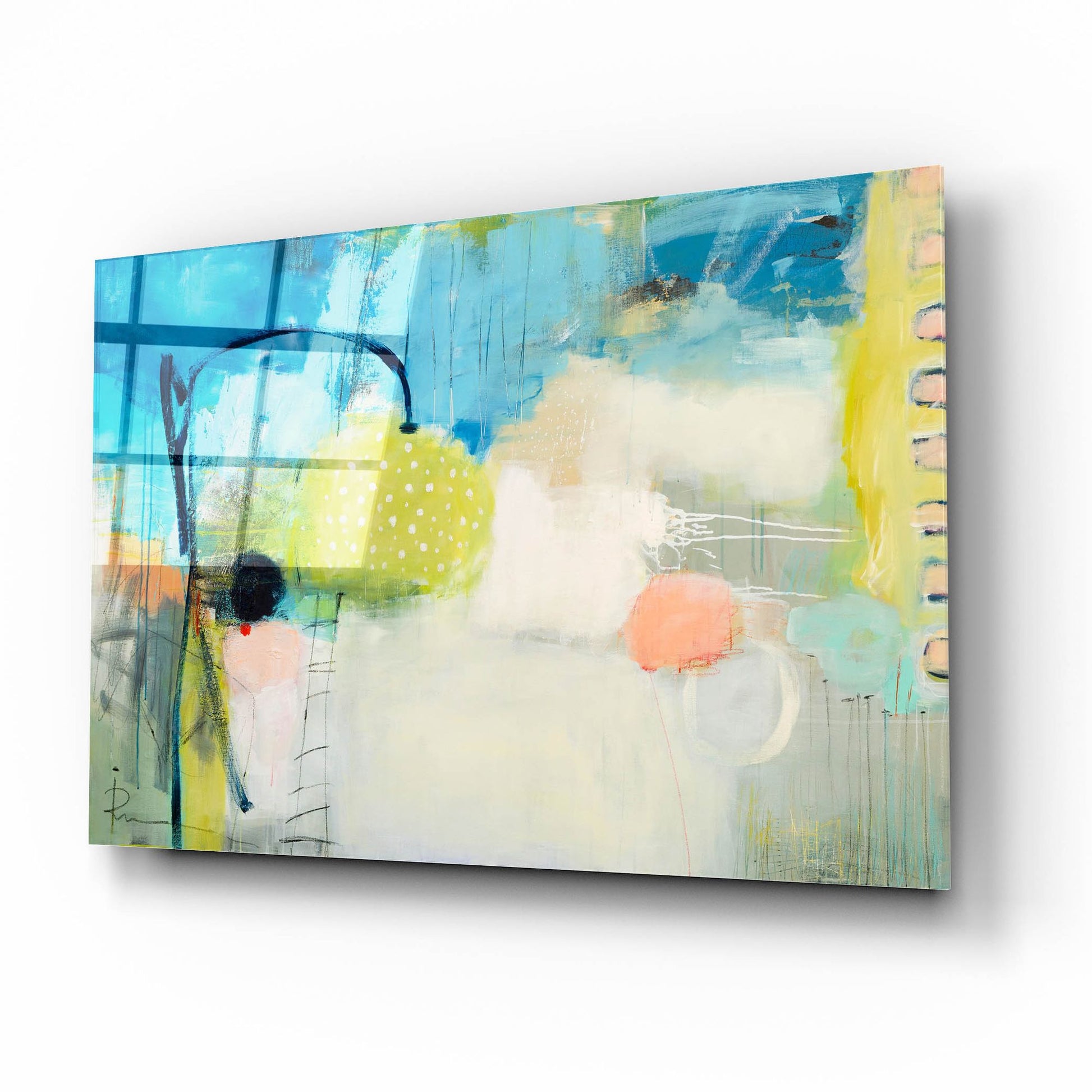 Epic Art 'Green Summer' by Ira Ivanova, Acrylic Glass Wall Art,16x12