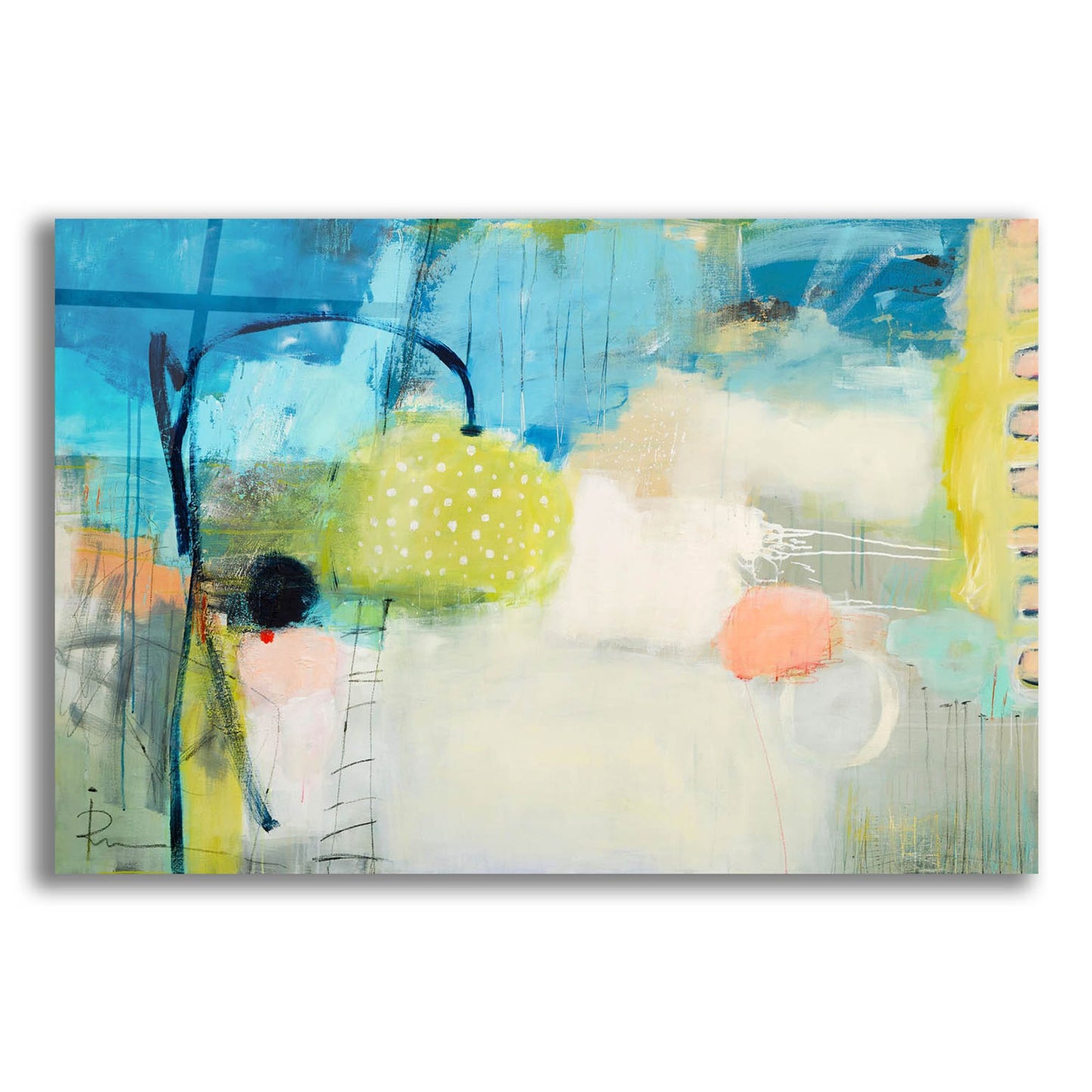 Epic Art 'Green Summer' by Ira Ivanova, Acrylic Glass Wall Art,24x16